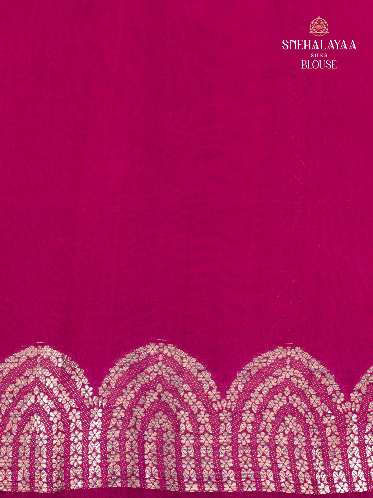 Pink Banaras Dupion Saree