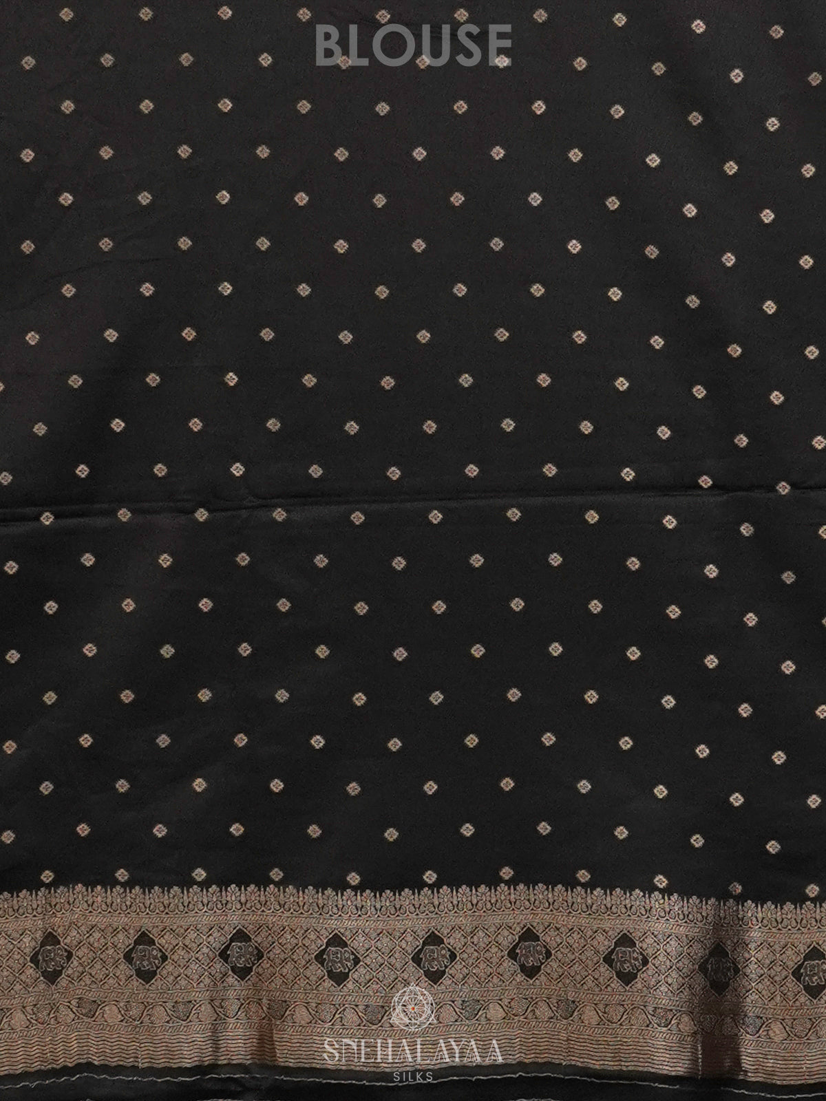 Black Banaras Silk Saree