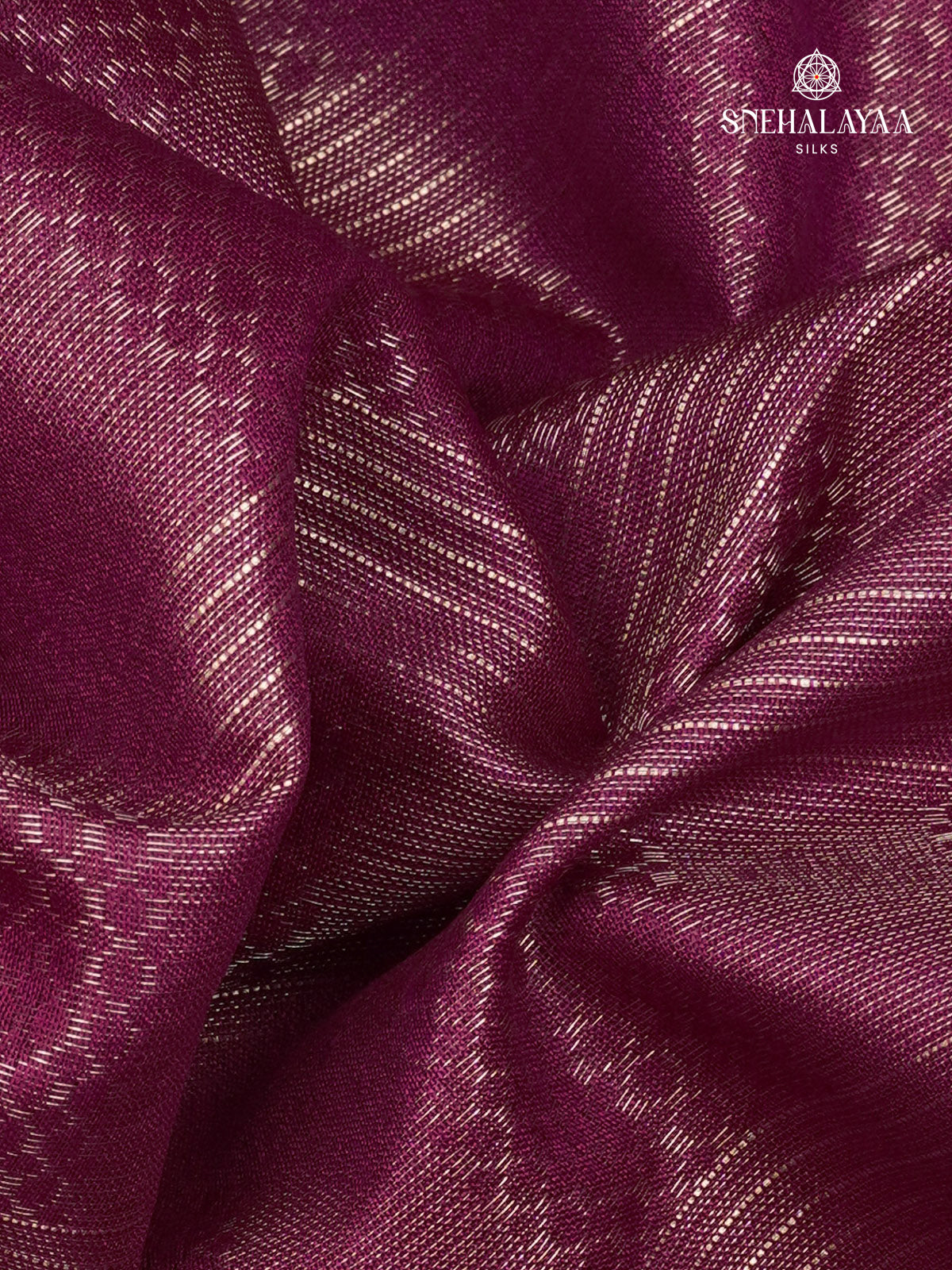Magenta Bamboo Silk Saree
