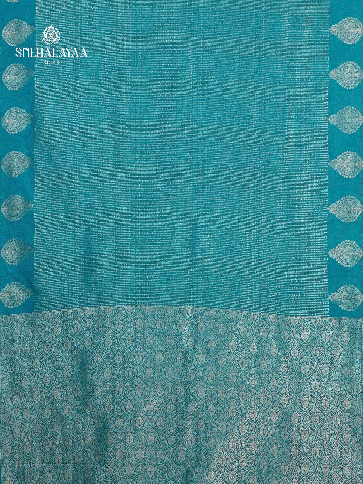 Blue Raw Silk Saree