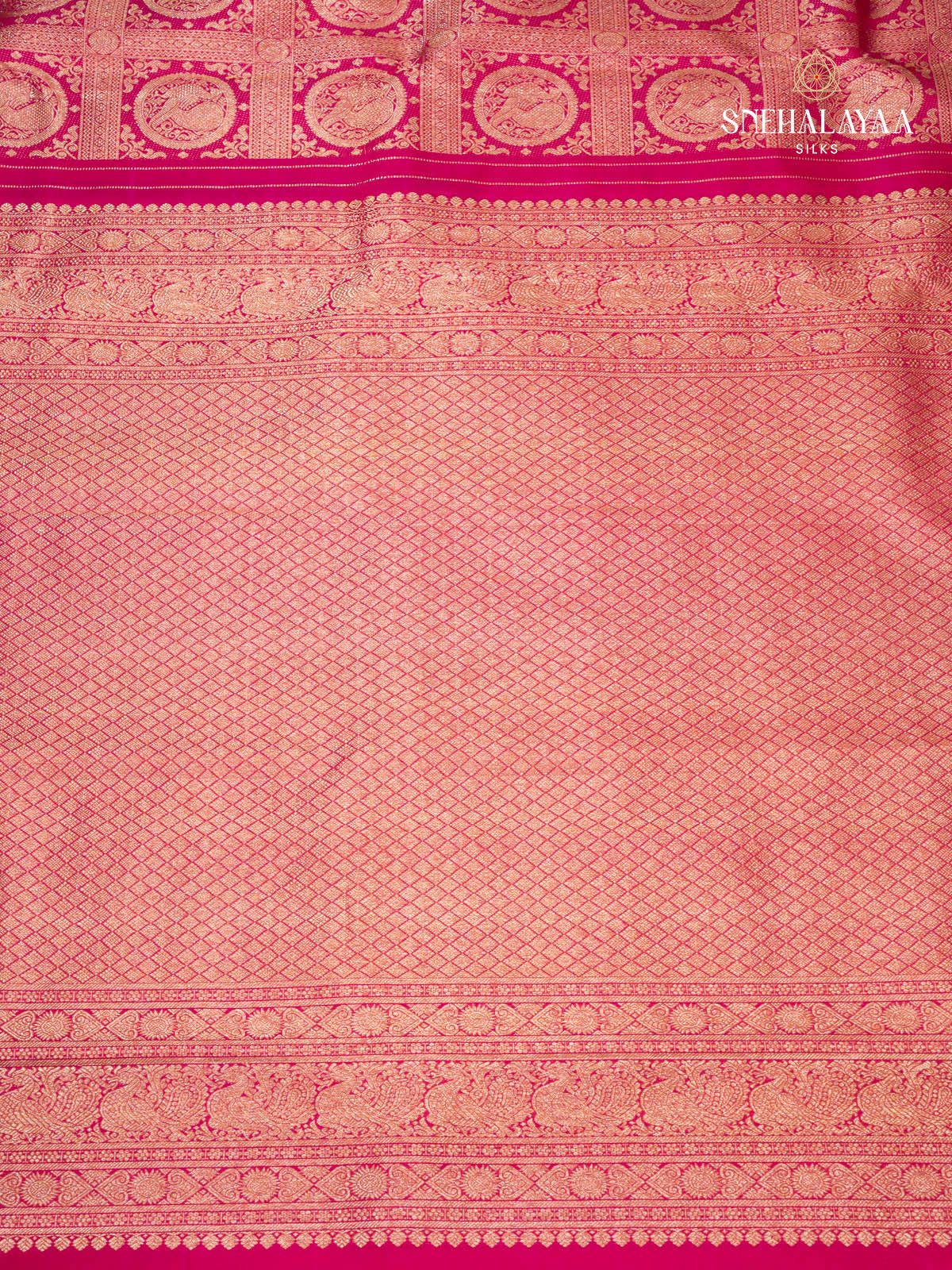 Pink Kanjivaram Silk Saree
