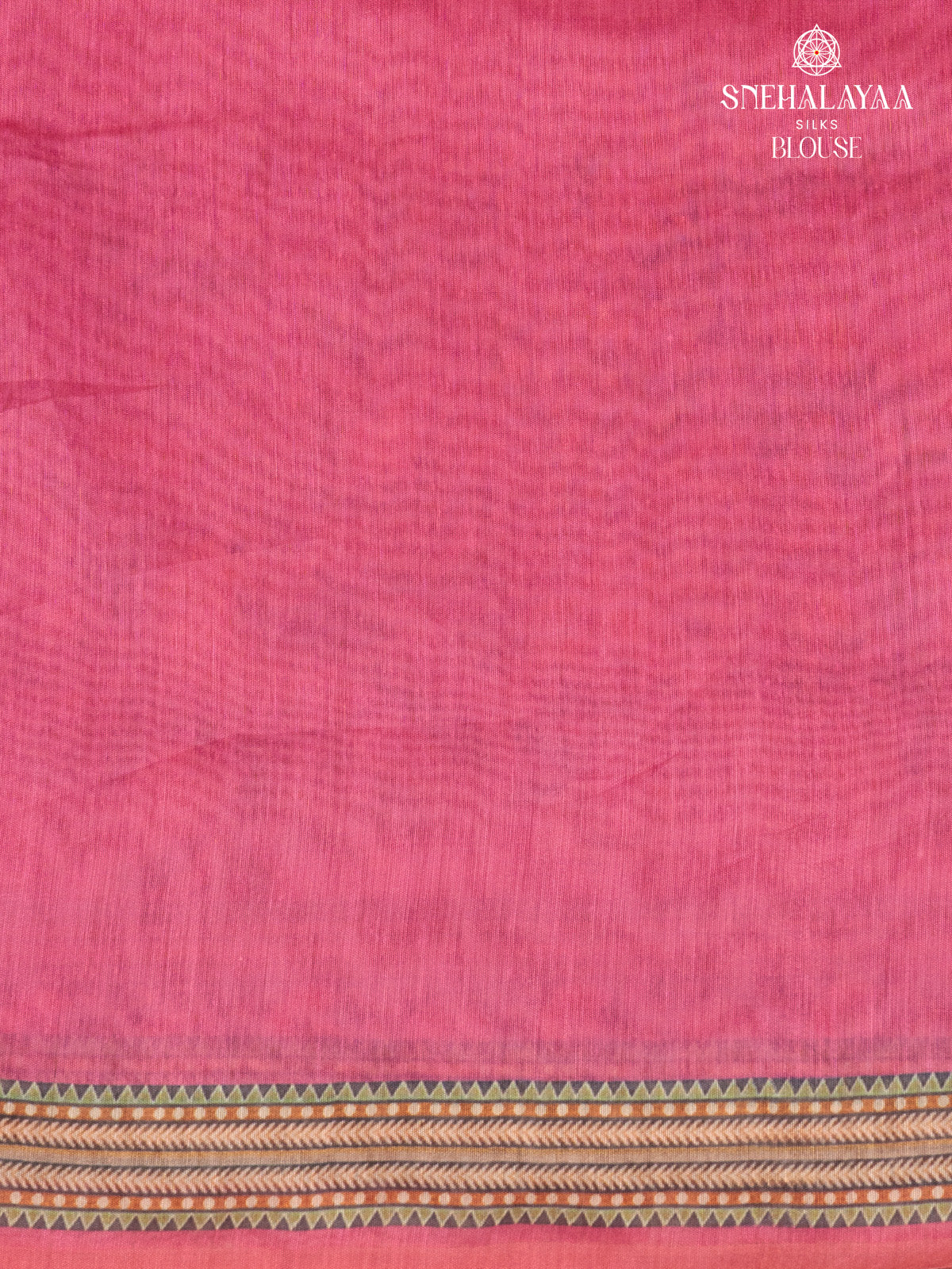 Pink Linen Saree