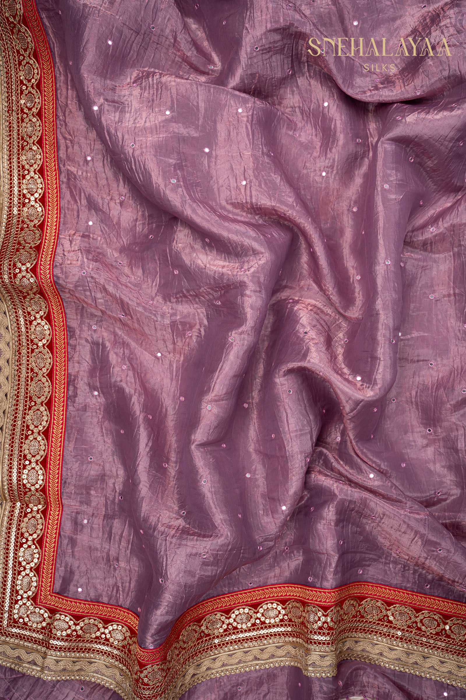 Lavender Designer Saree