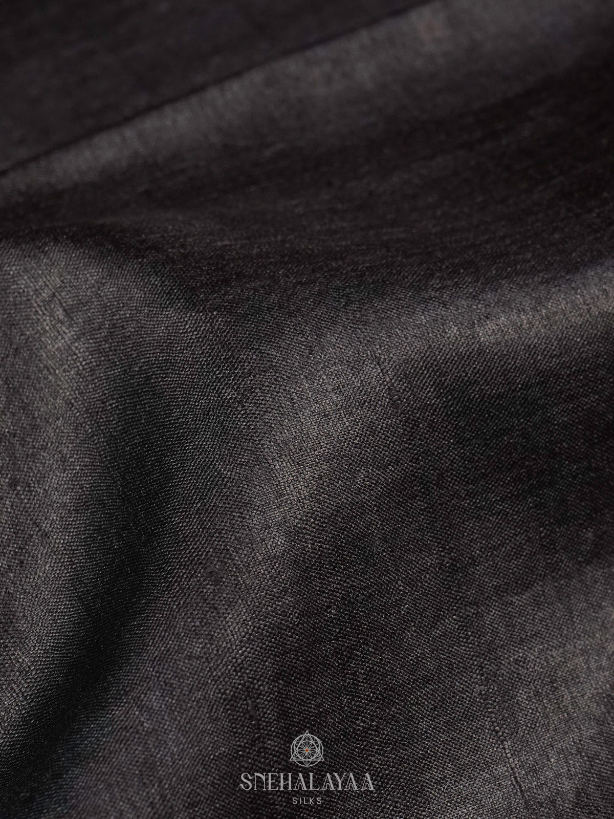 Black Tussar Saree