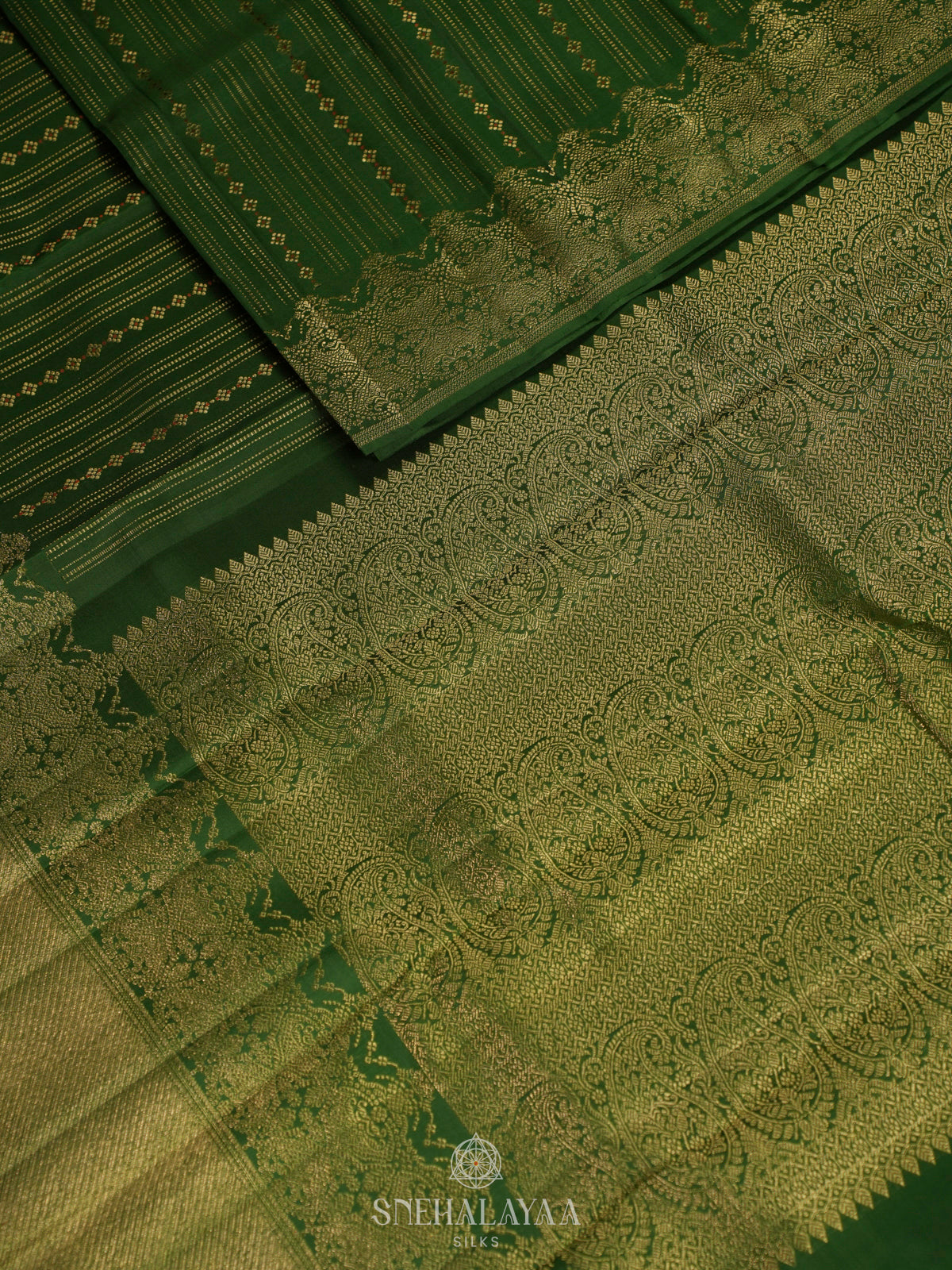 Green Kanjivaram Silk Saree