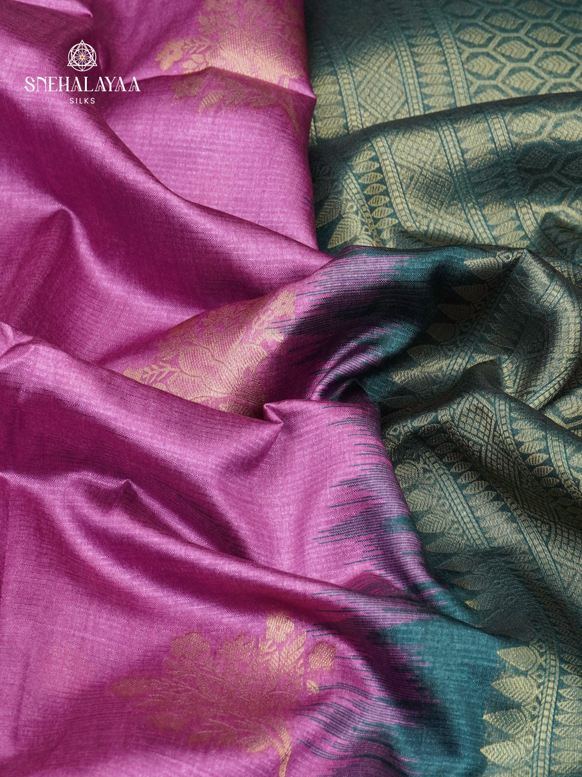 Lavender Jute Saree