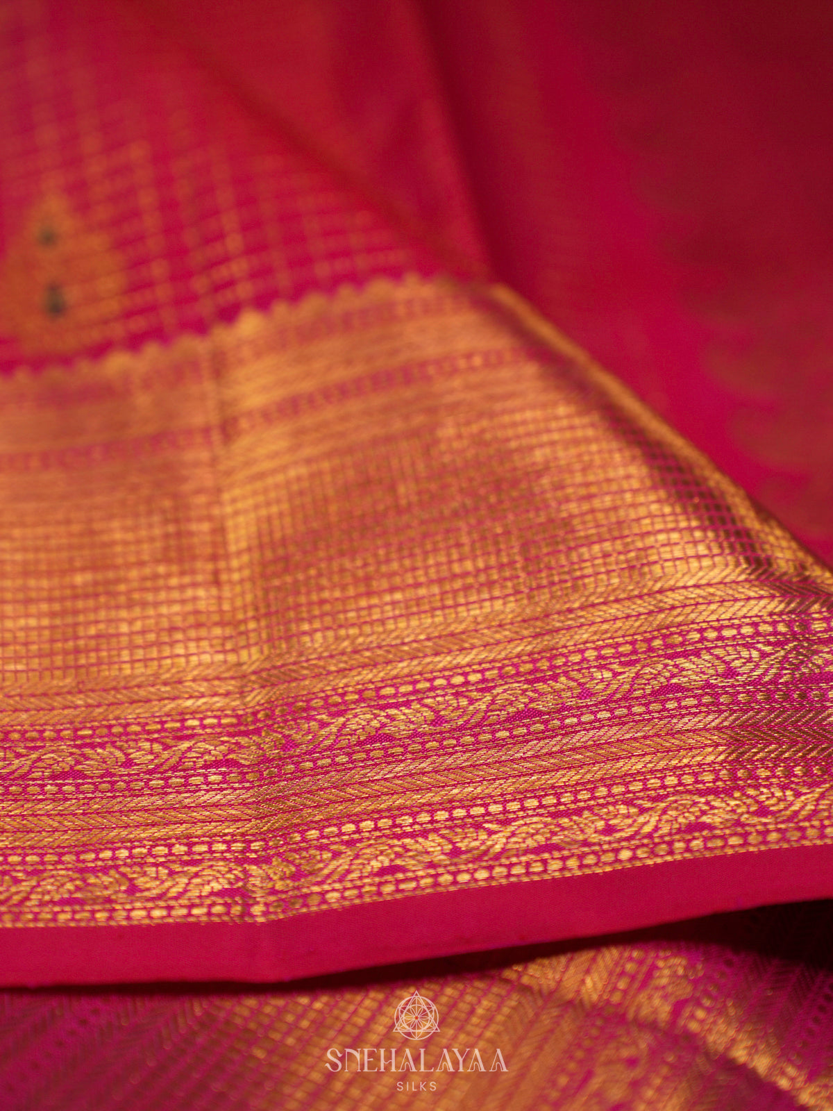 Pink Kanjivaram Silk Saree