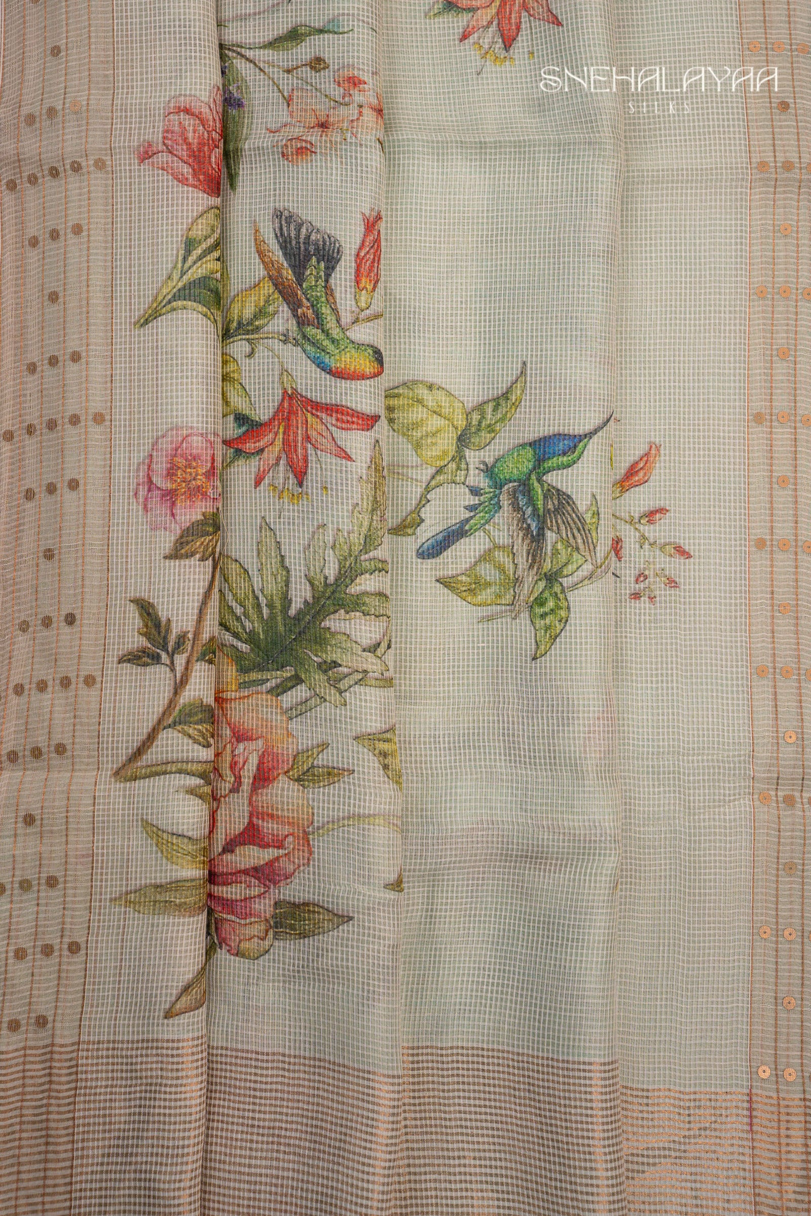 Off White Kota Saree