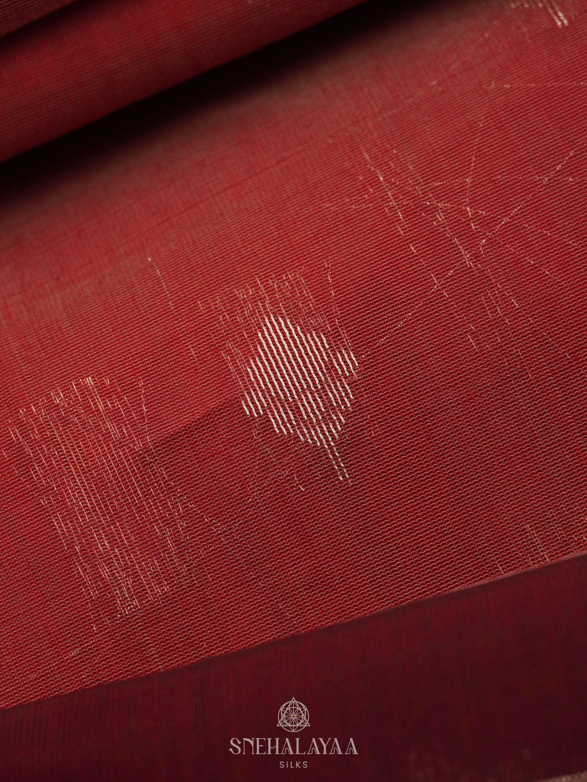 Orange Kanchi Silk Cotton Saree