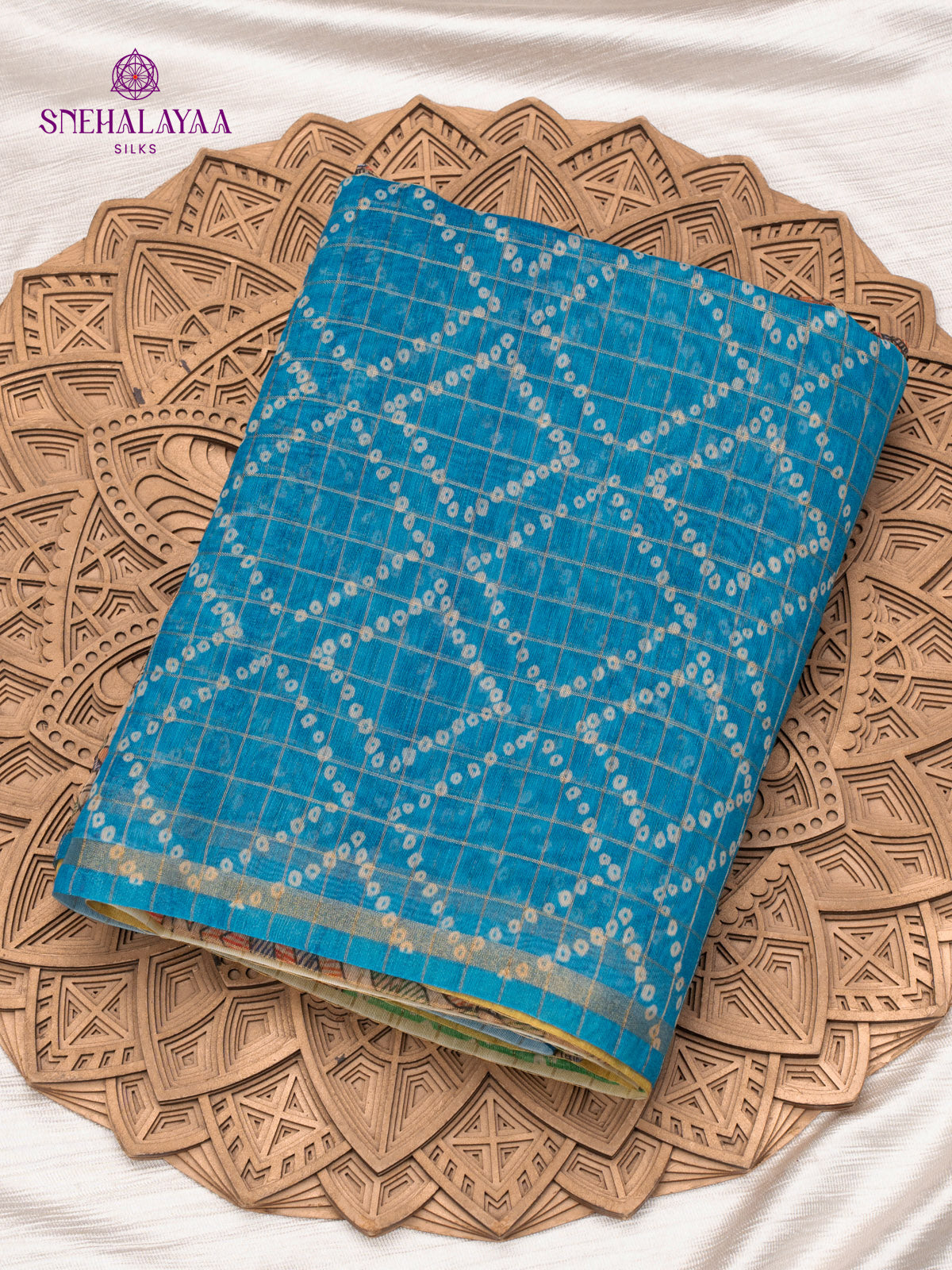 Multi Colour Madhubani Saree