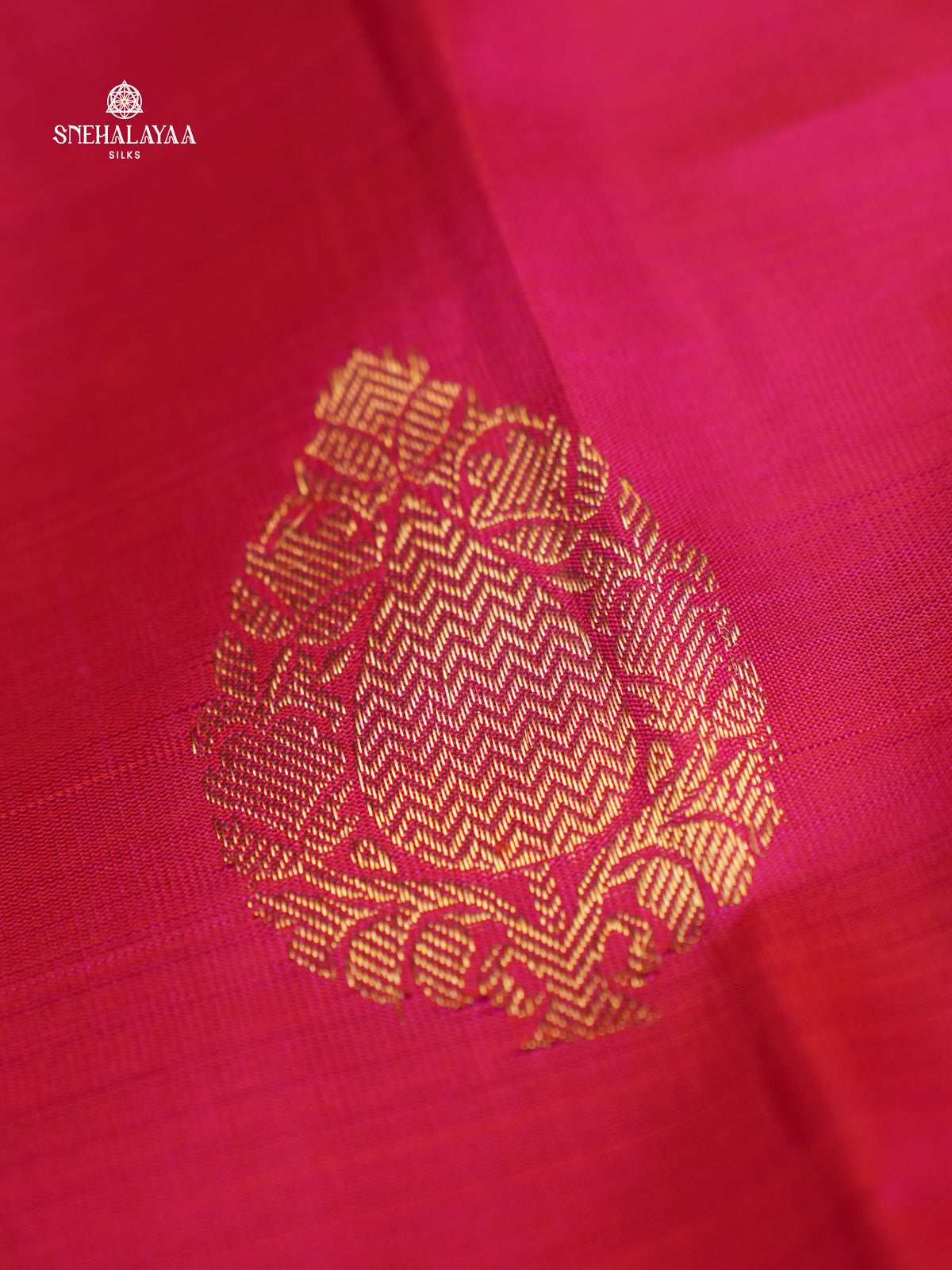 Rani Pink Kanjivaram Silk Saree