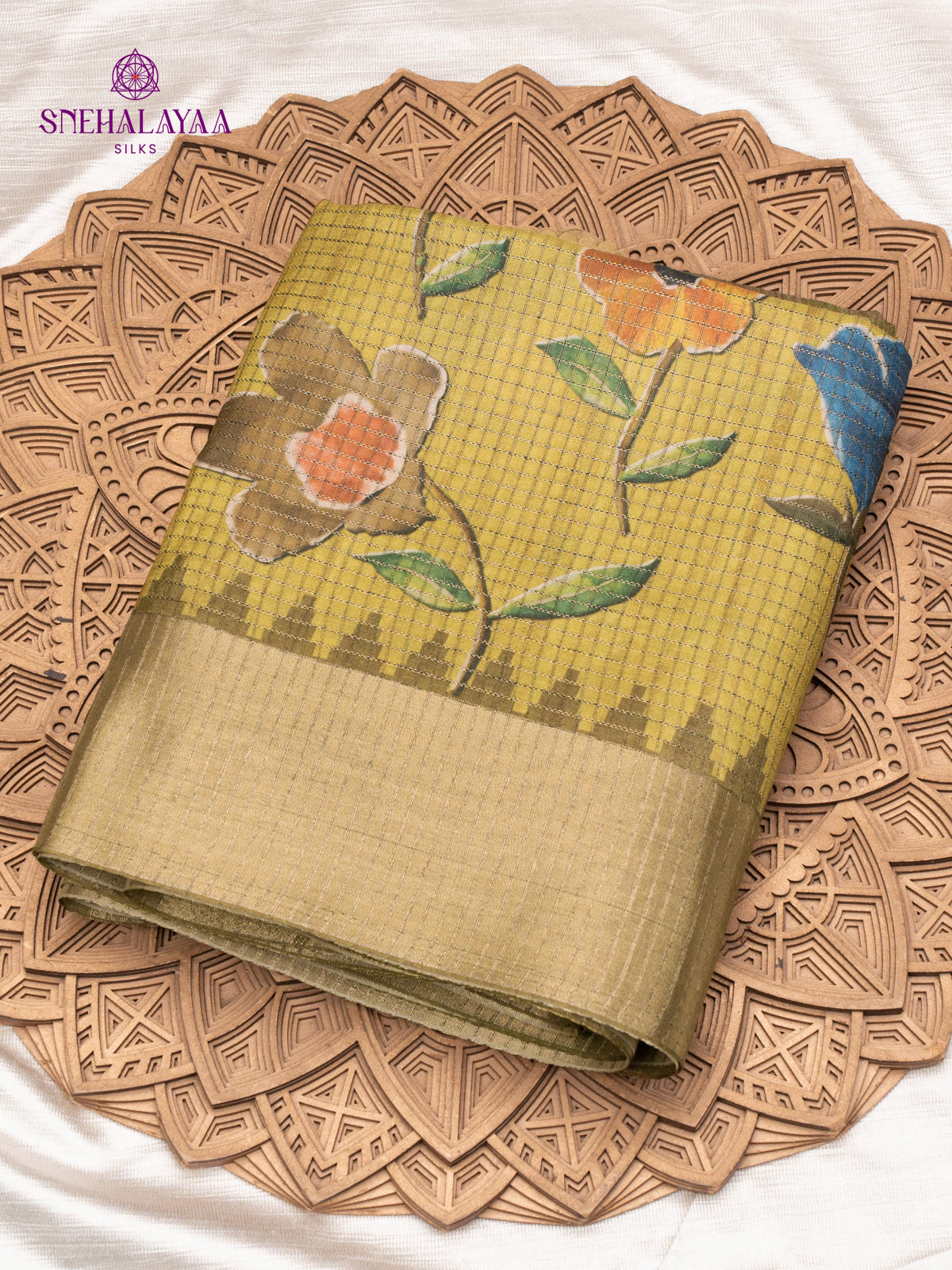 Mustrad Tussar Saree