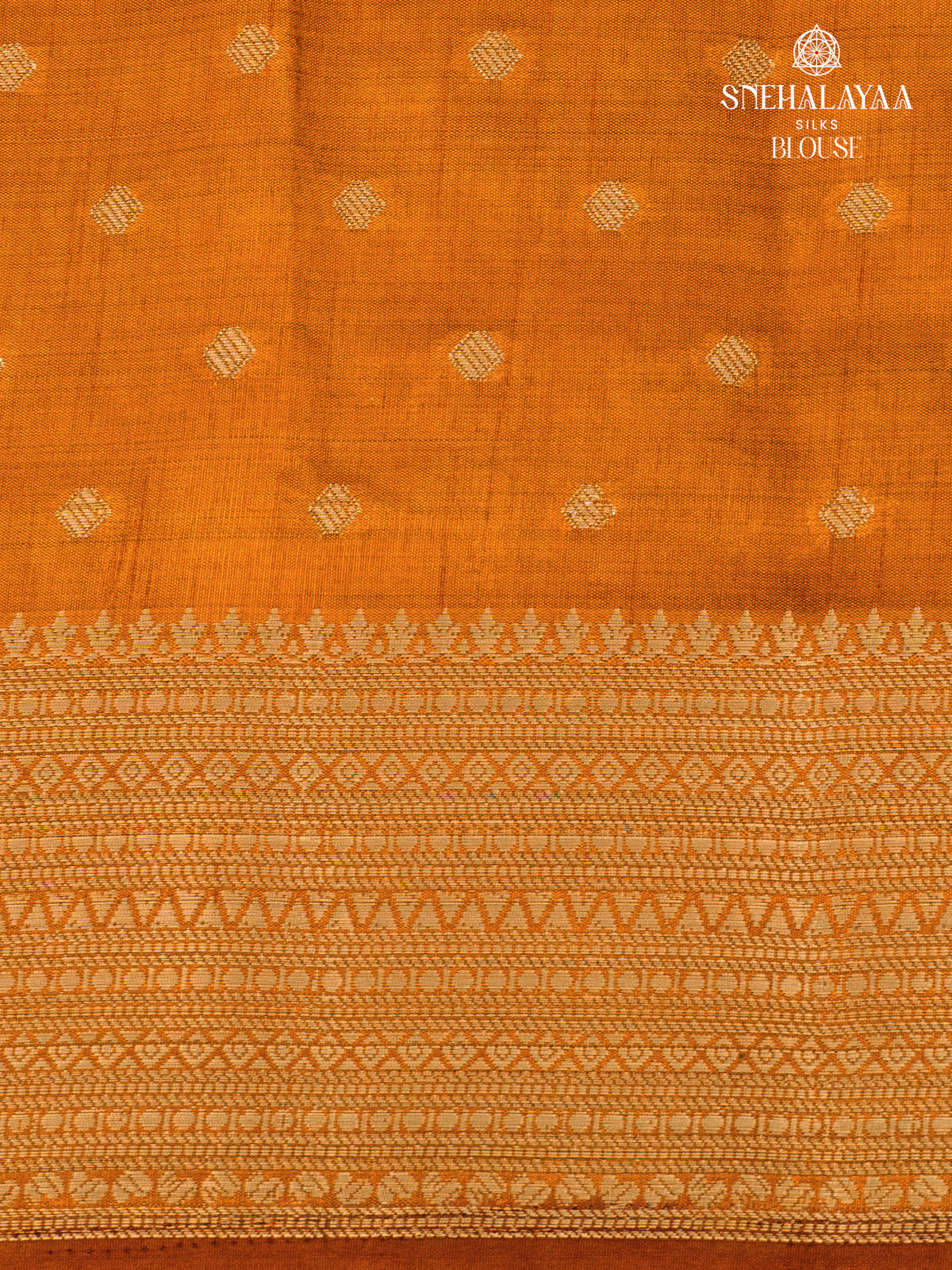 Mustard Yellow Raw Silk Saree