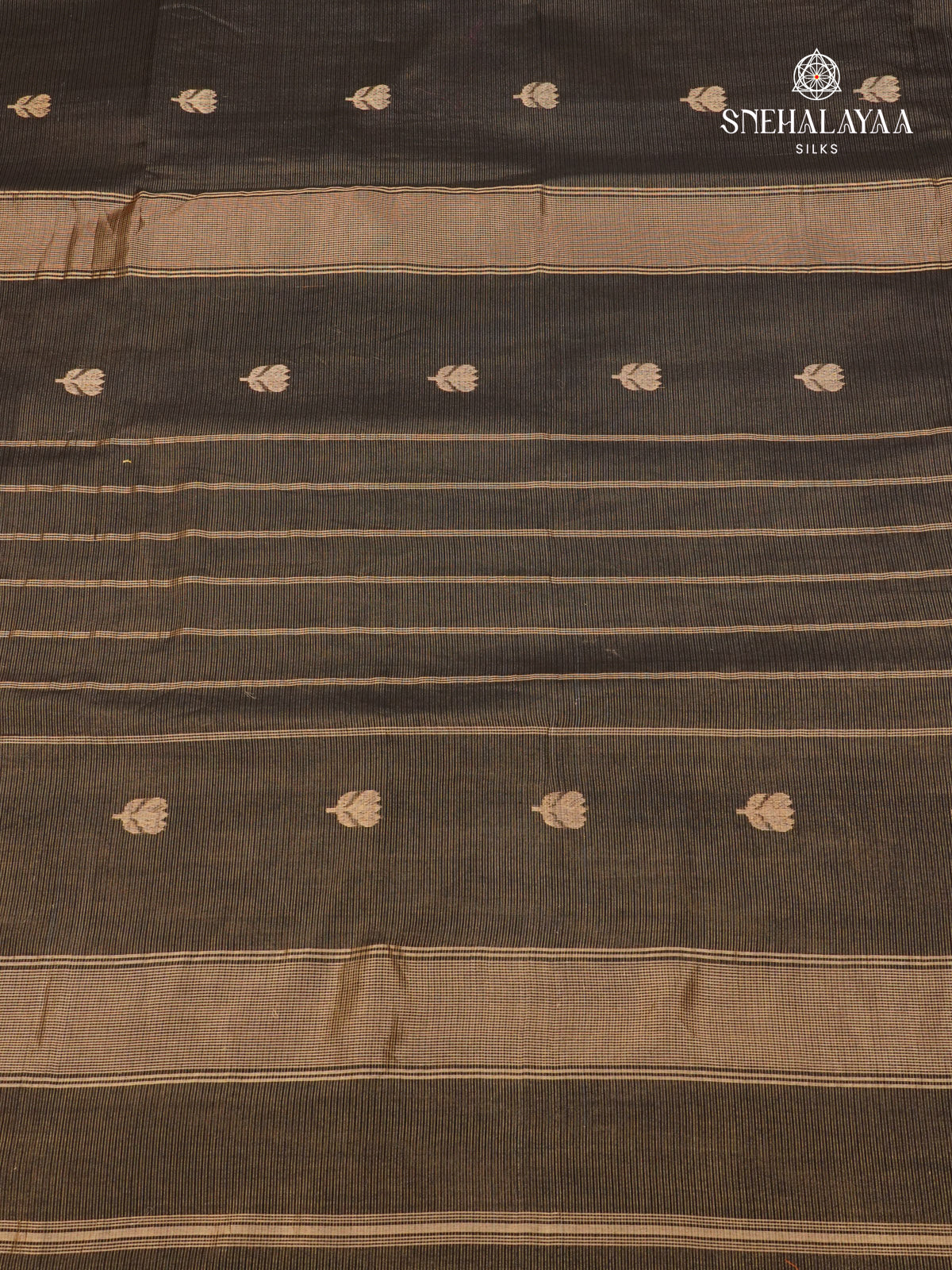 Brown Maheshwari Silk Cotton Saree