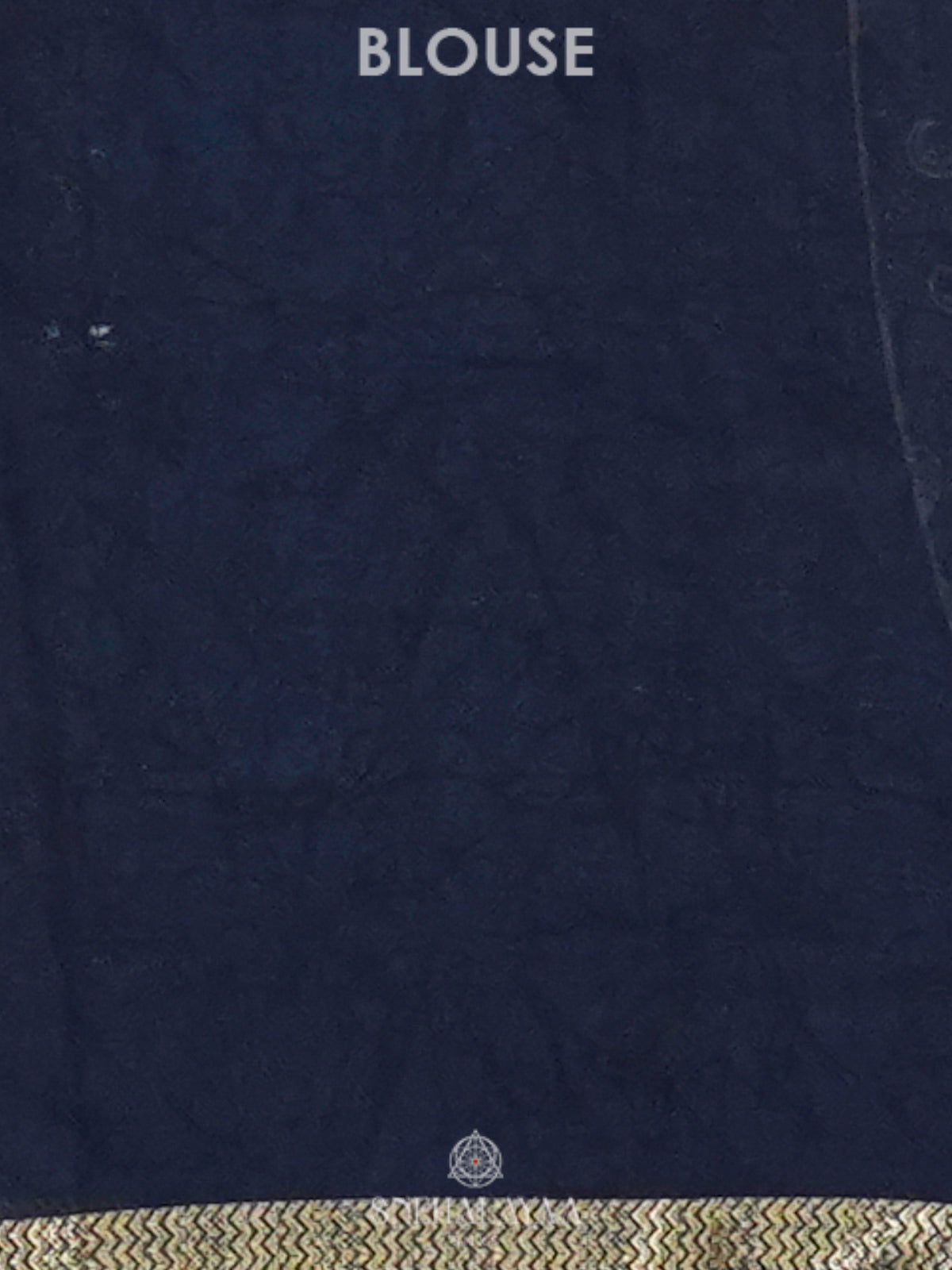 Navy Blue Chiffon Saree