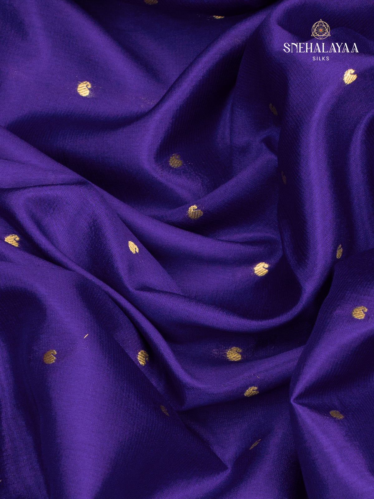 Blue Mysore Silk Saree