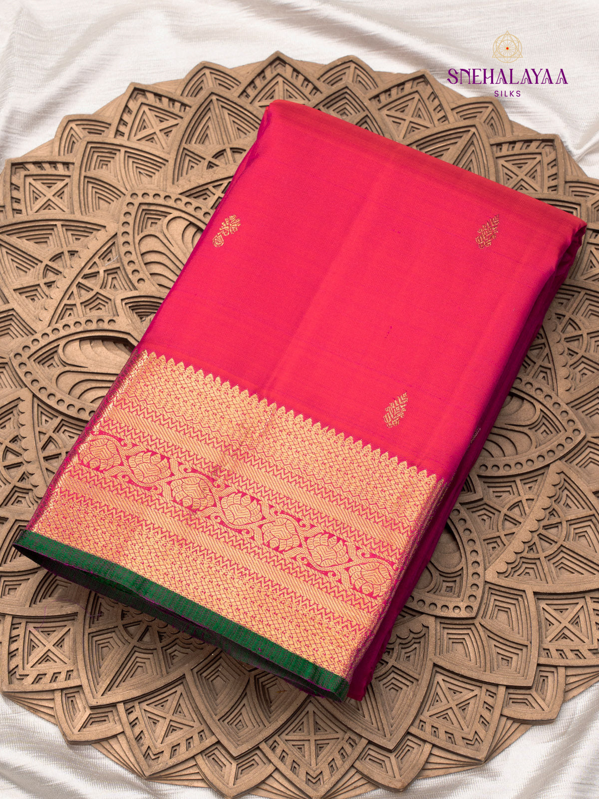 Pink Kanjivaram Silk Saree