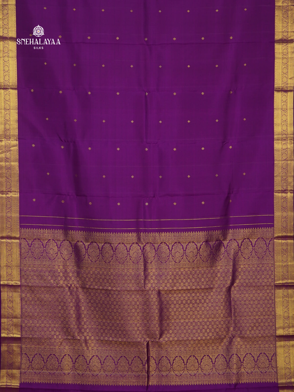 Purple Kanjivaram Silk Saree
