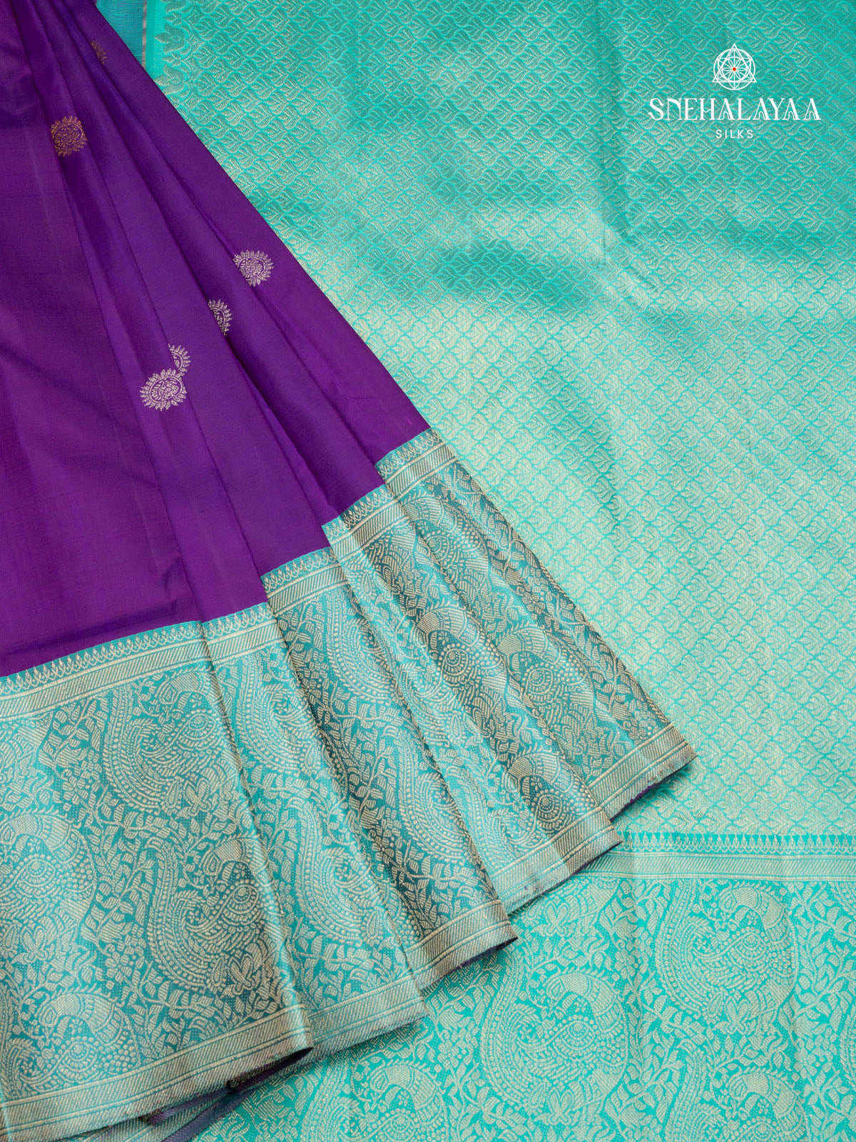 Purple Kanjivaram Silk Saree