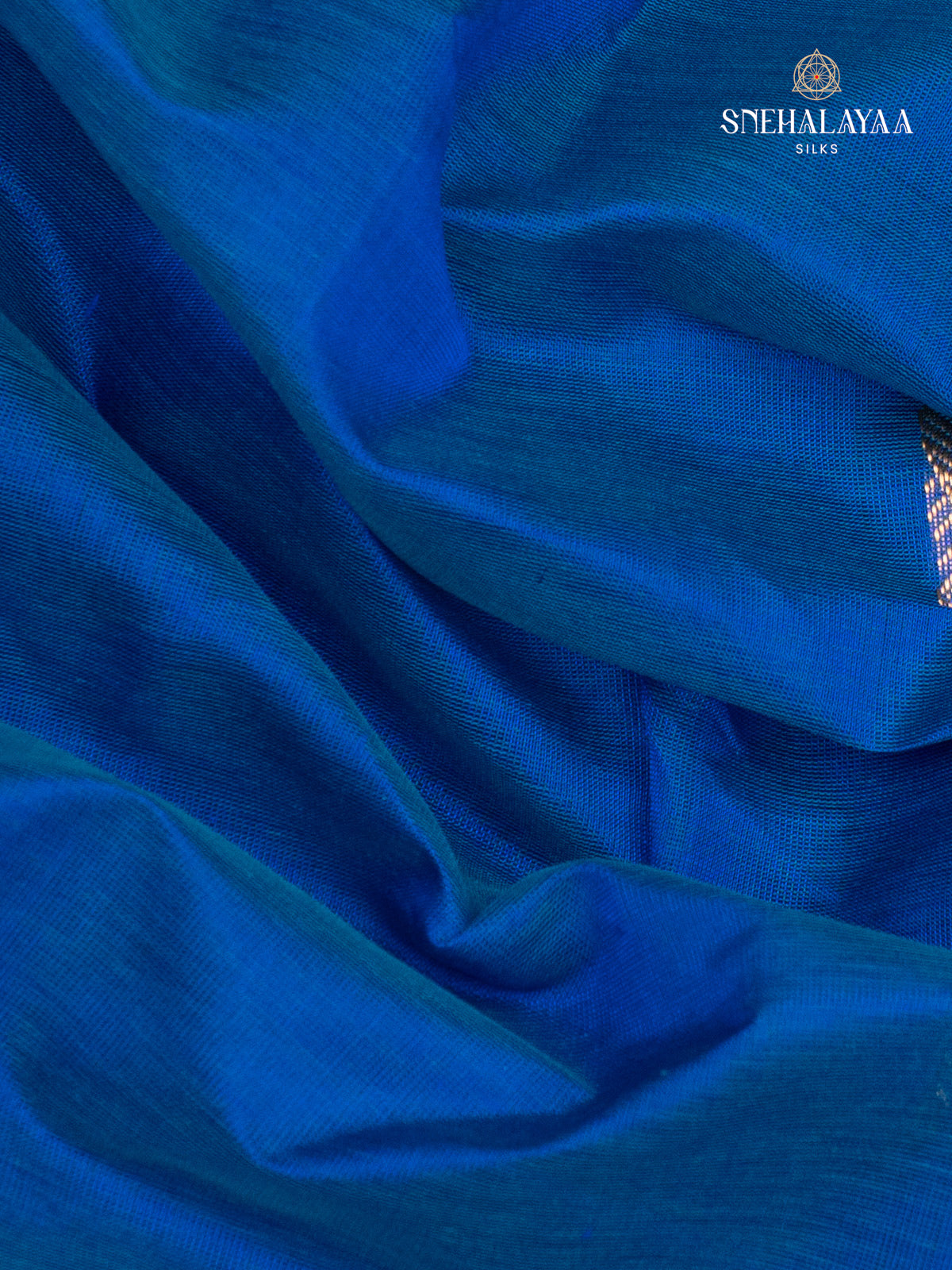 Blue Kanchi Silk Cotton Saree