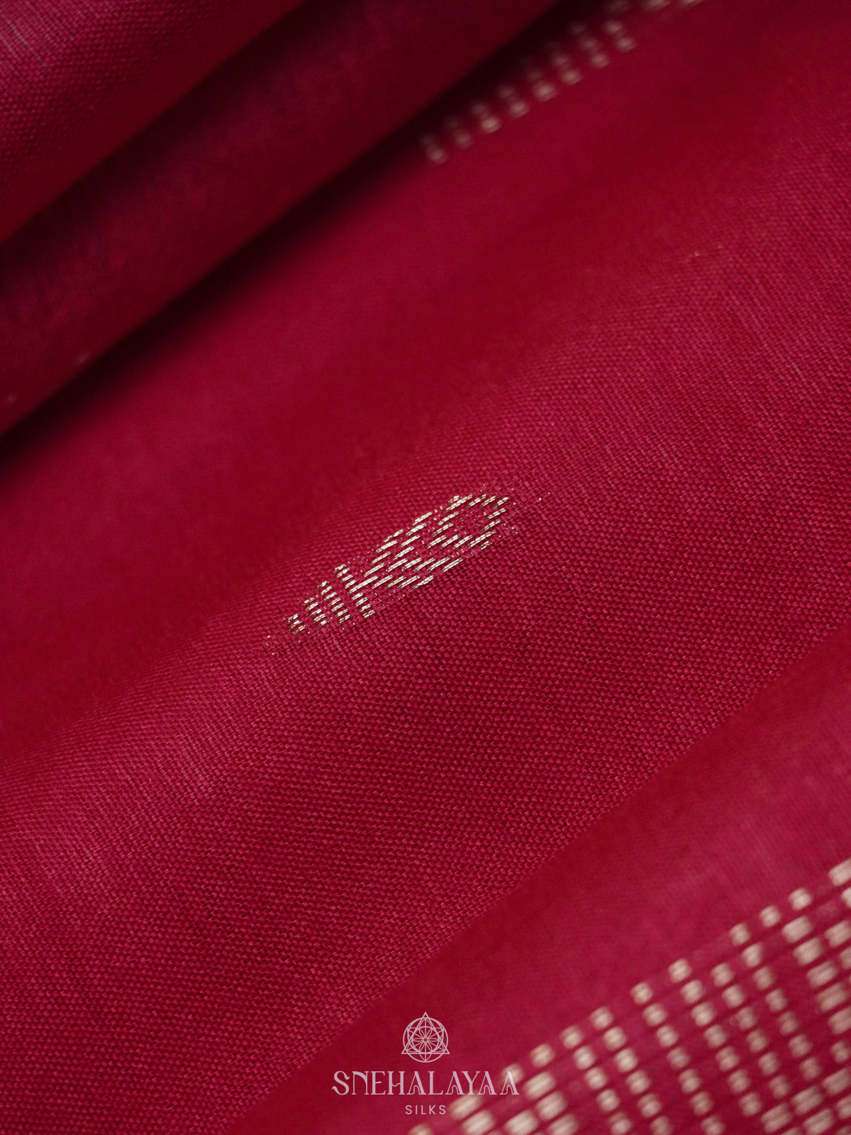 Pink Bamboo Silk Saree