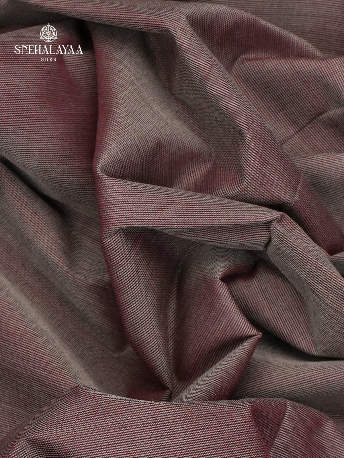 Charcoal Grey Chettinad Cotton Saree