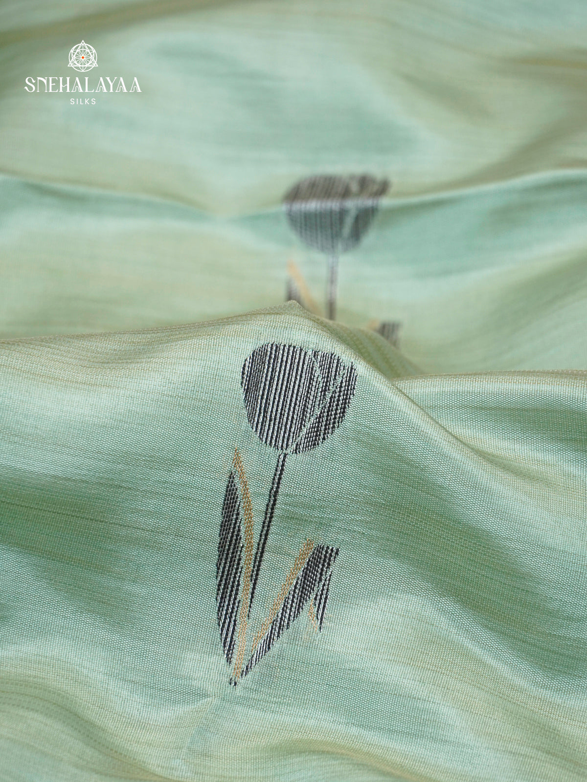 Pale Blue Dola Silk Saree