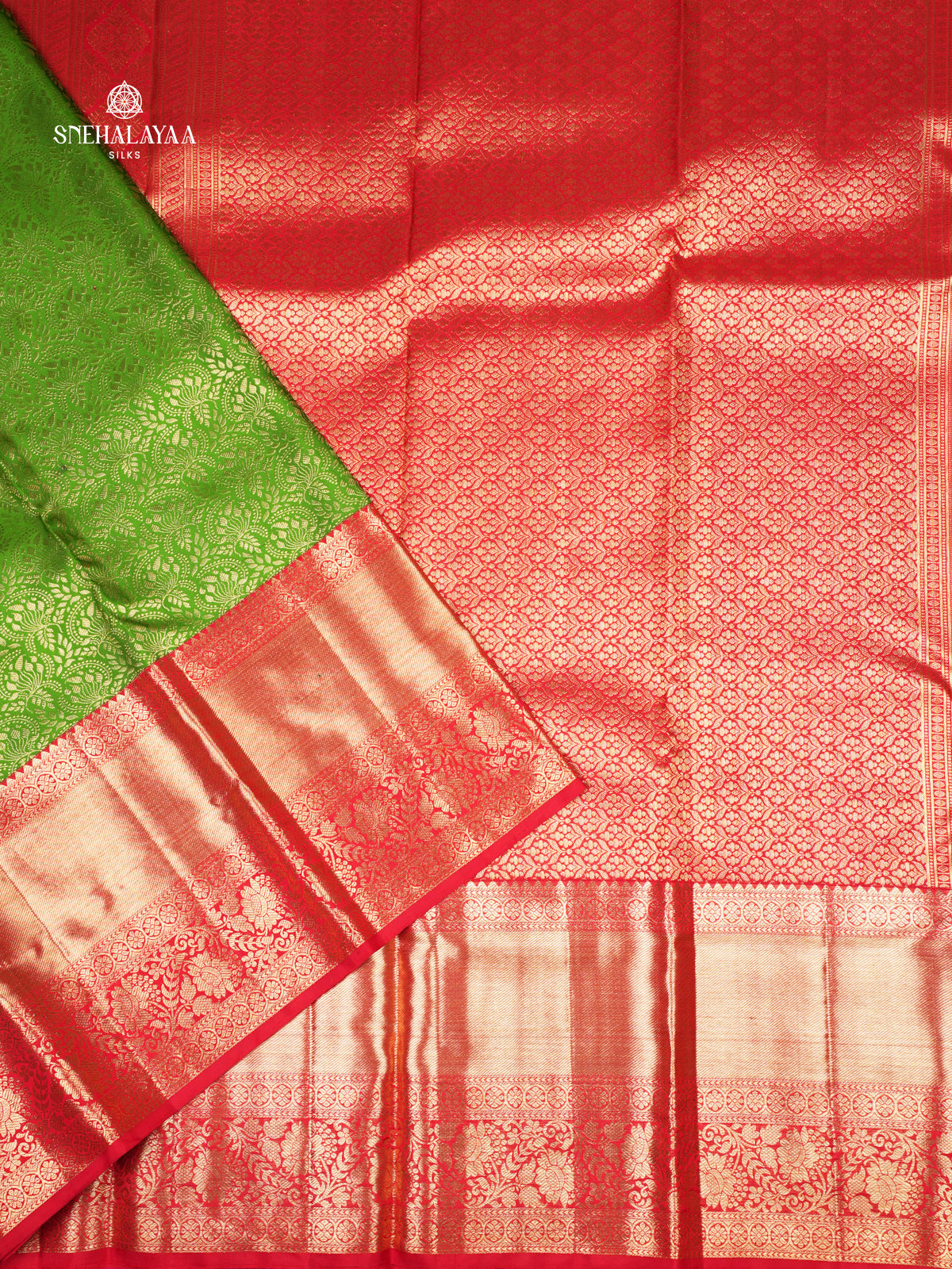 Green Kanjivaram Silk Saree