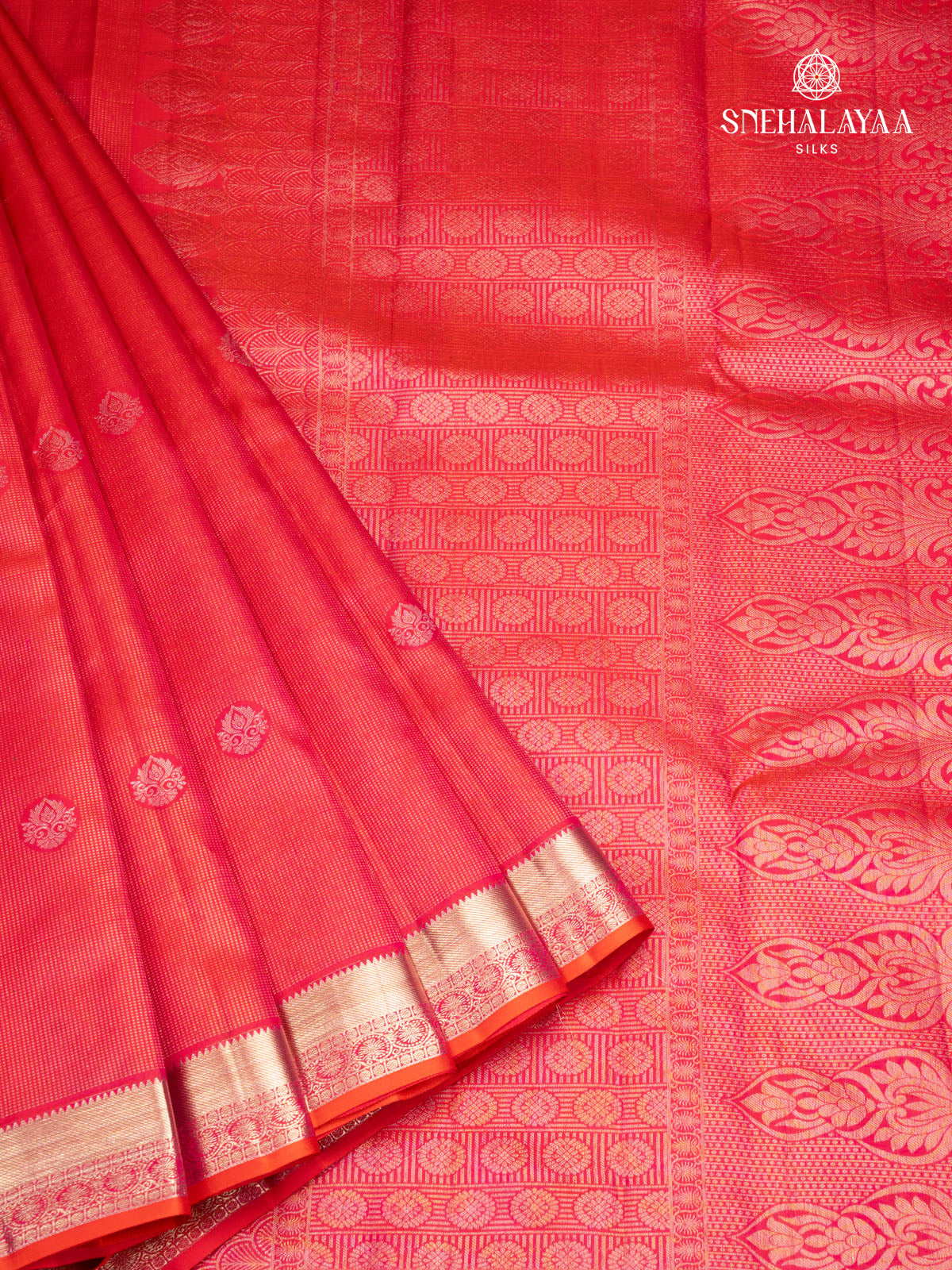 Rani Pink Kanjivaram Silk Saree