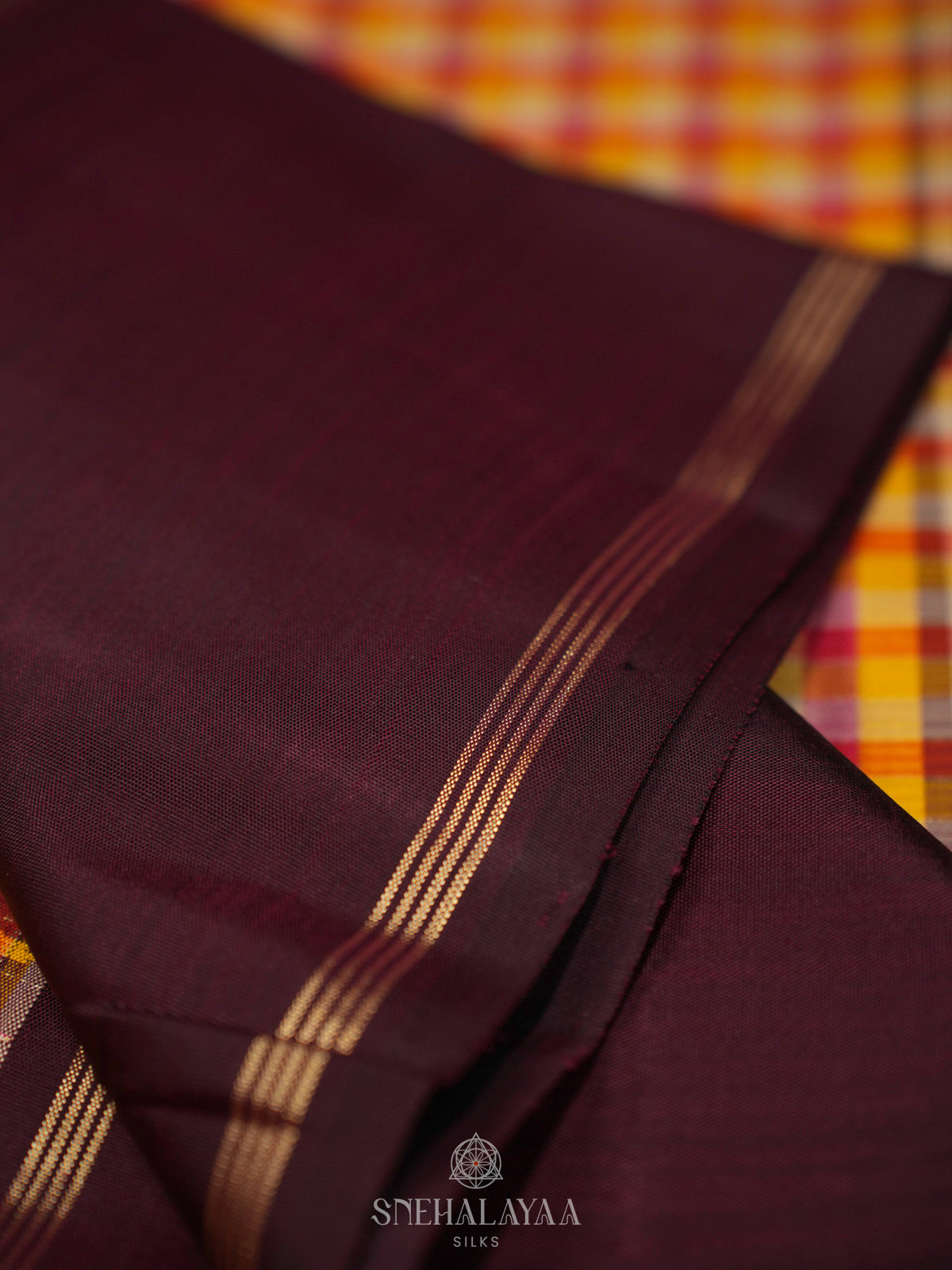 Multicolour Checks Kanjivaram Silk Saree