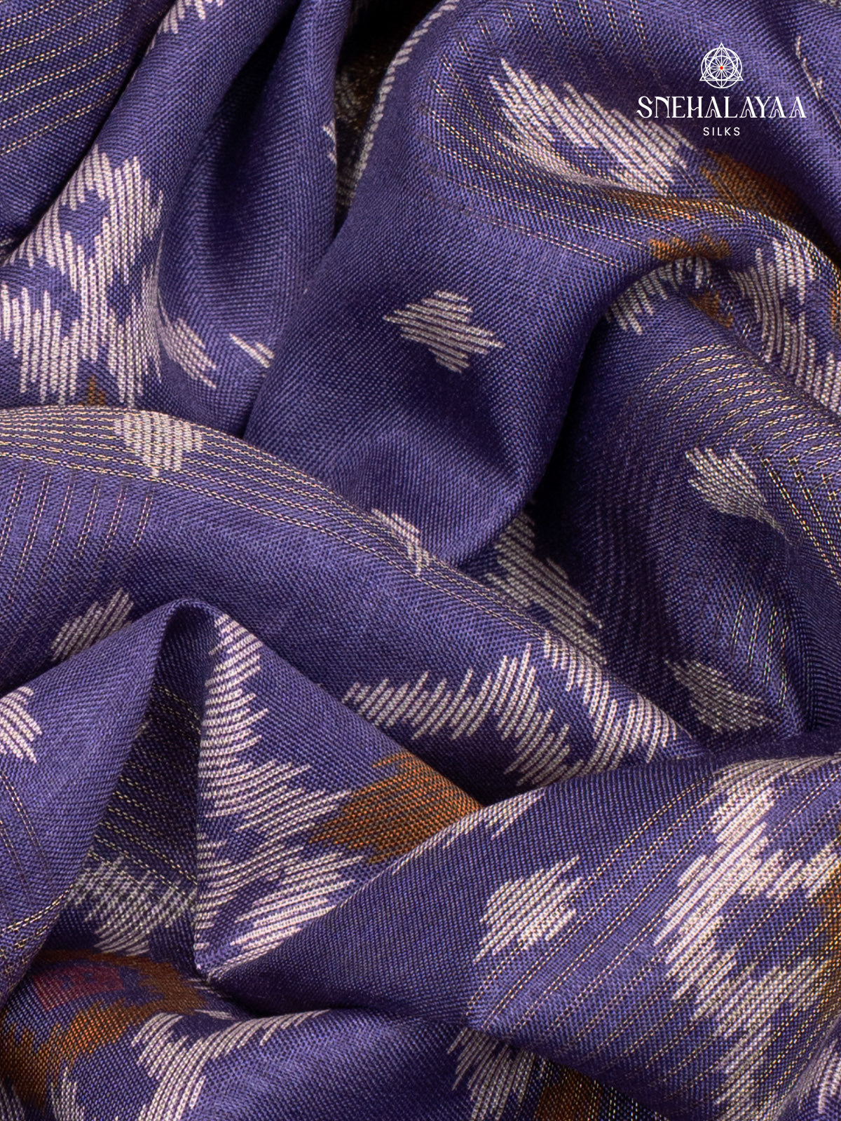 Indigo Blue Dola Silk Saree