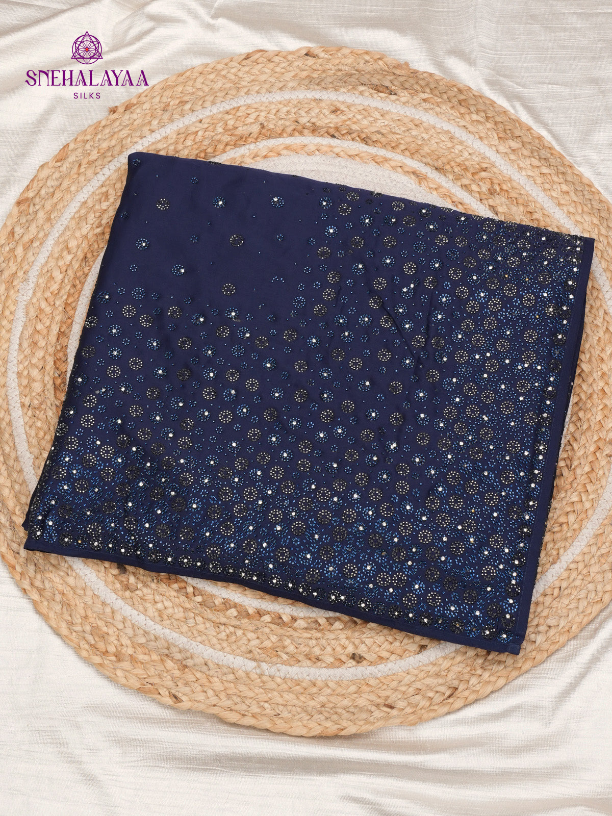 Royal Blue Designer Saree