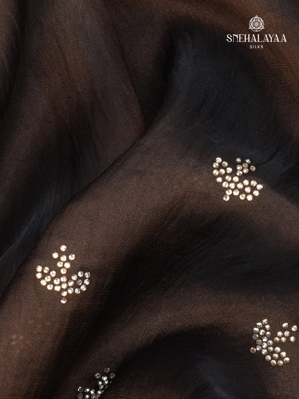 Black Designer Saree