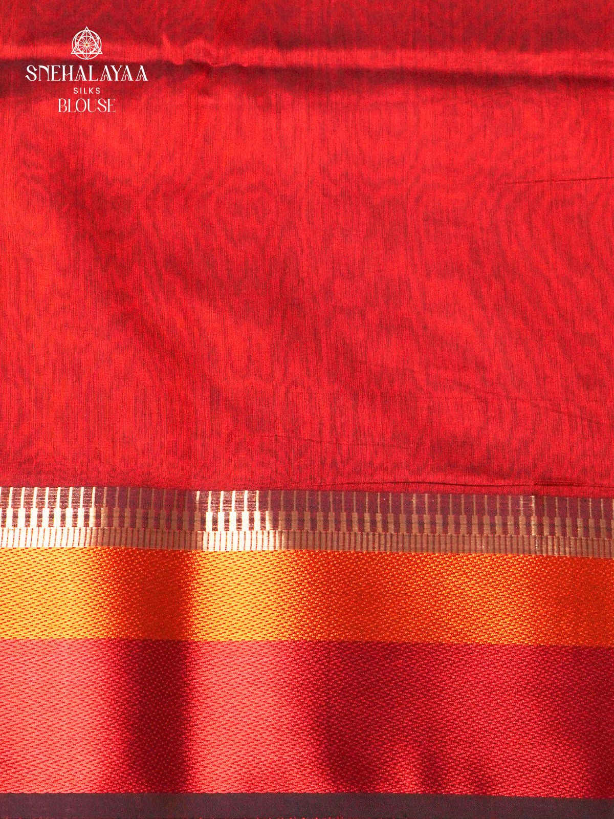 Olive Green Maheshwari Silk Cotton Saree