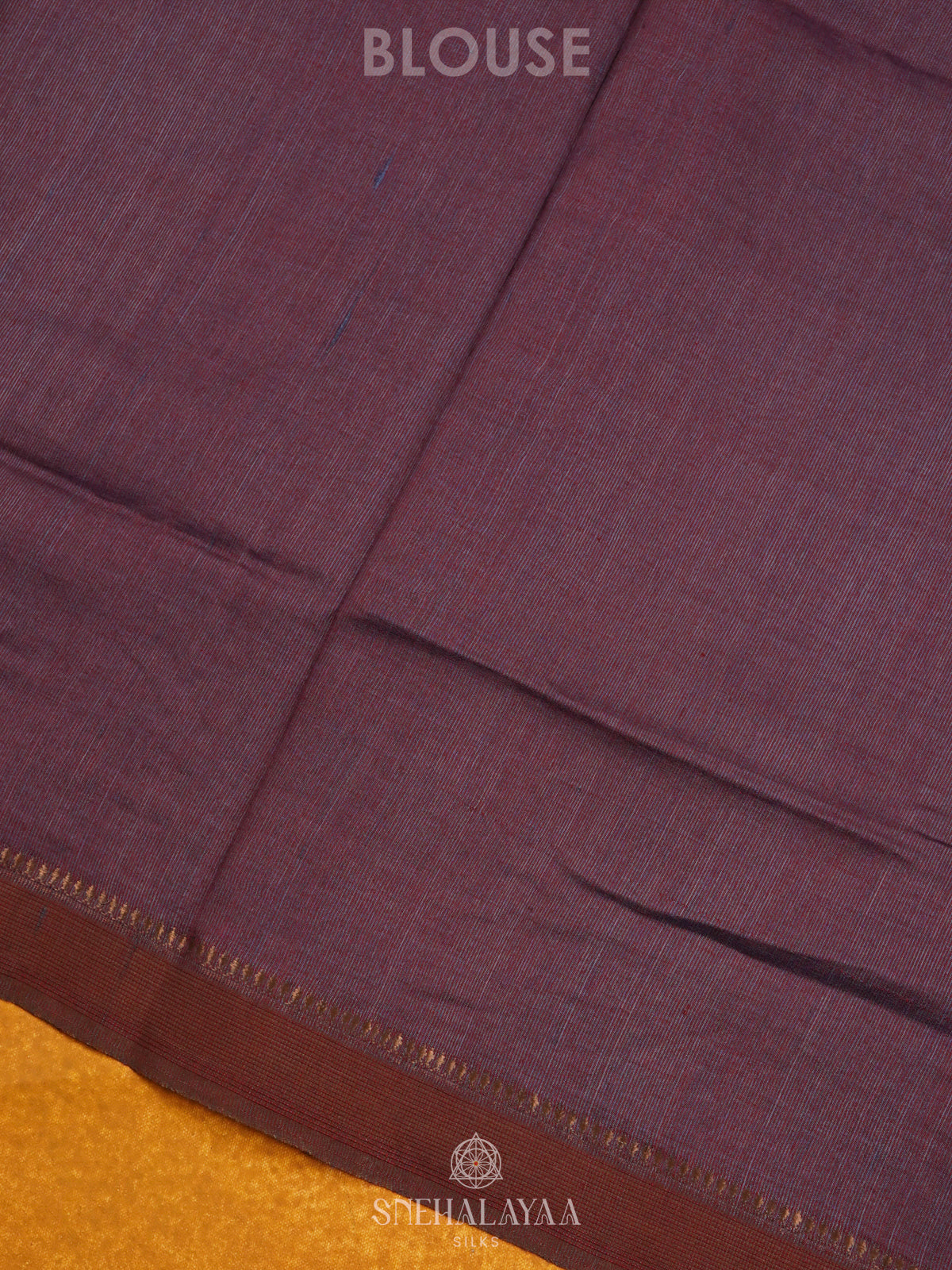 Blue Tussar Saree