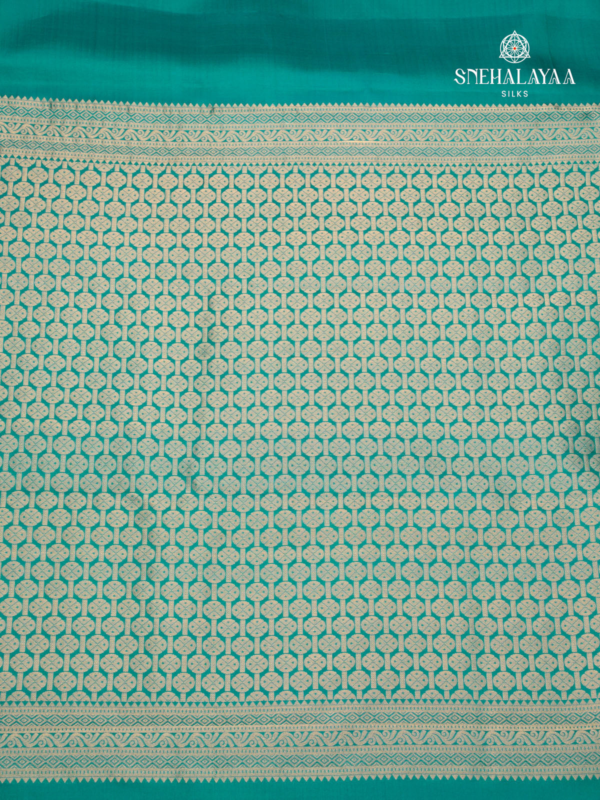 Teal Green Kanjivaram Silk Saree