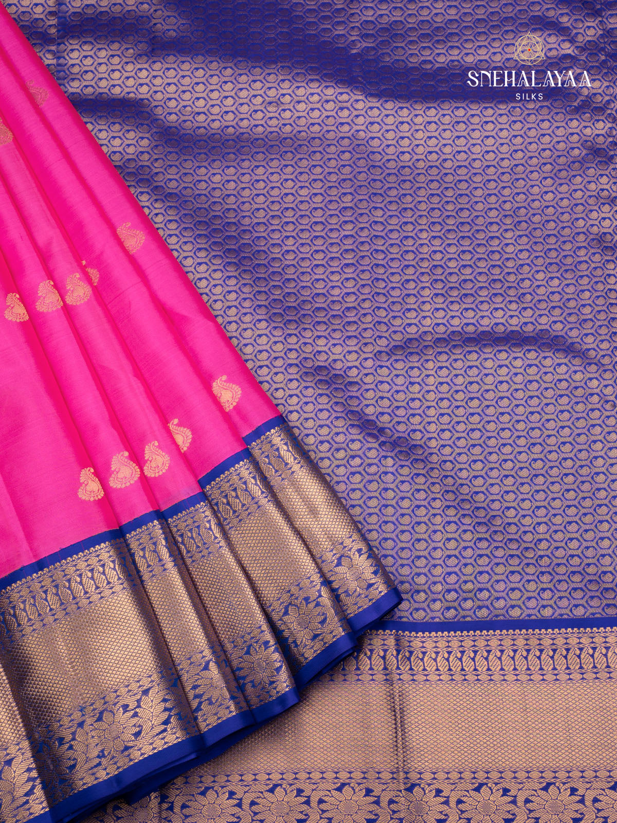 Pink Kanjivaram Silk Saree