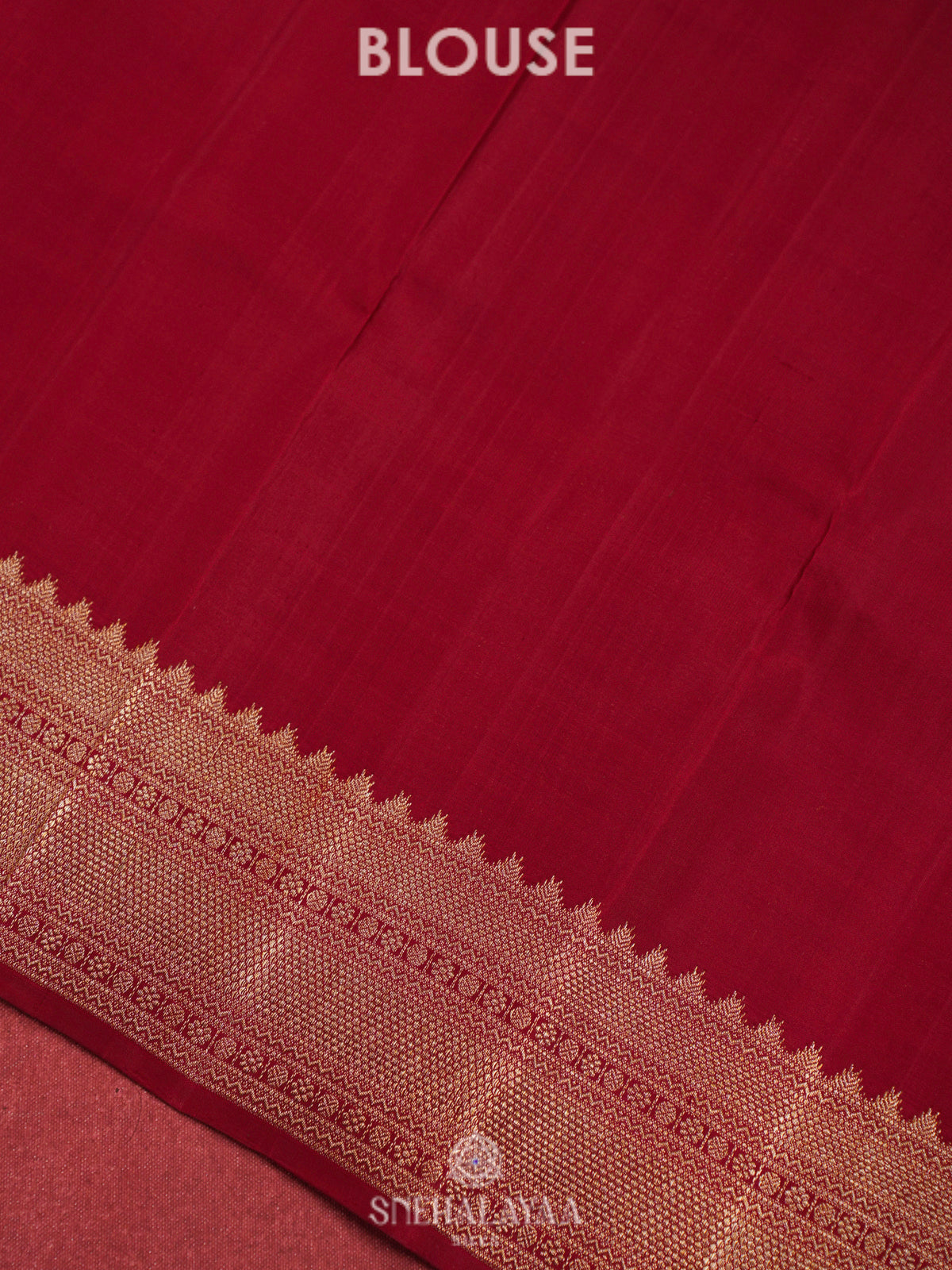 Wine Red Kanjivaram Silk Saree