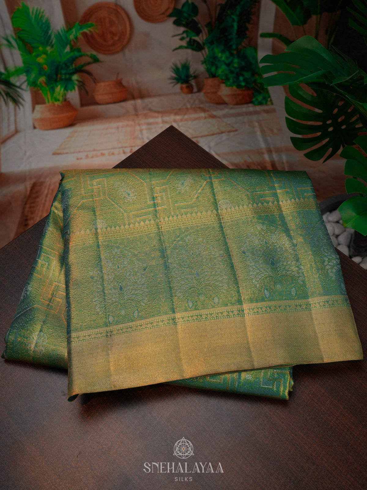 Green Kanjivaram Silk Saree