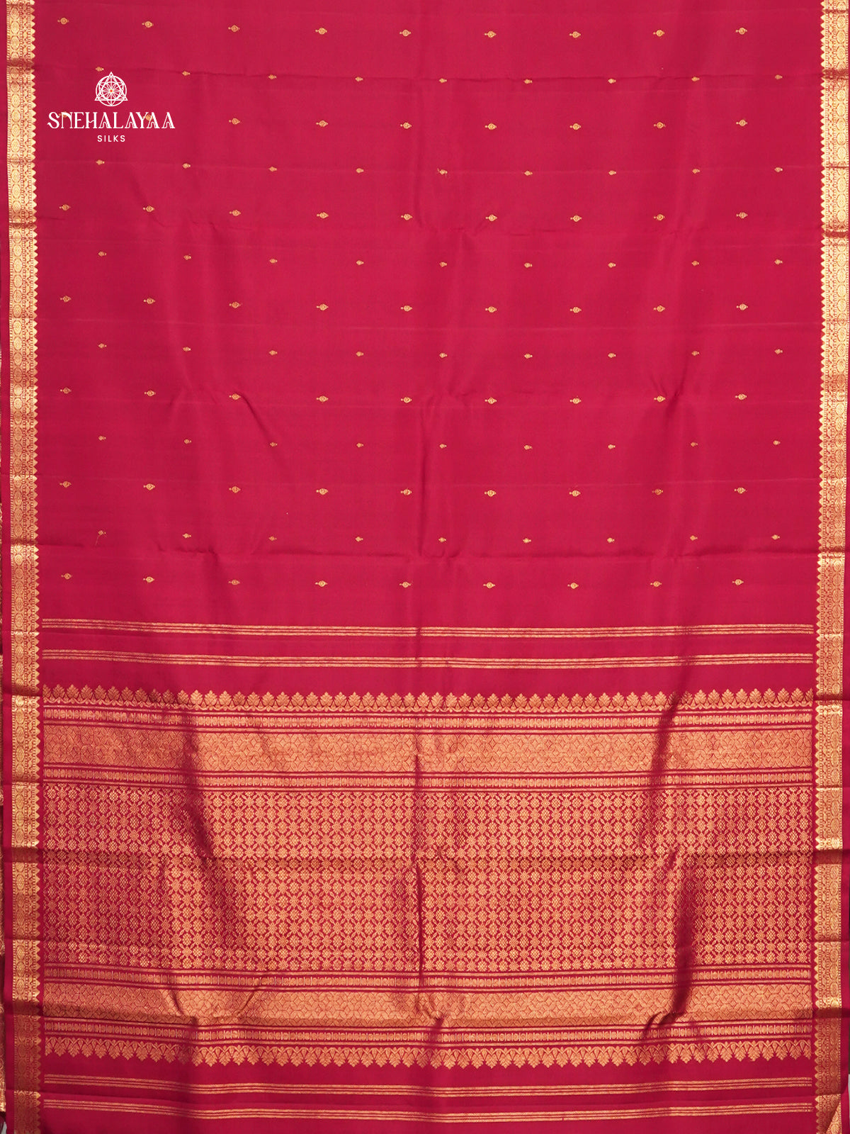 Maroon Kanjivaram Silk Saree