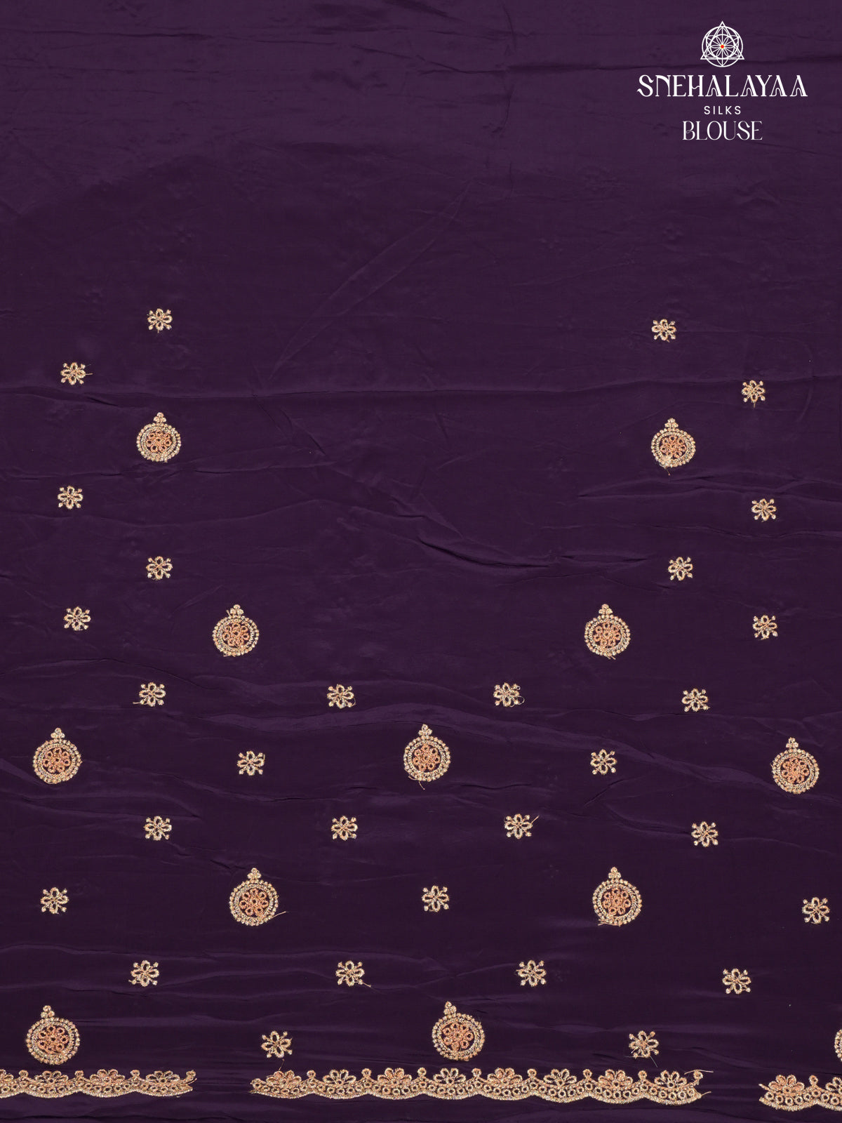 Rich Purple Designer Saree