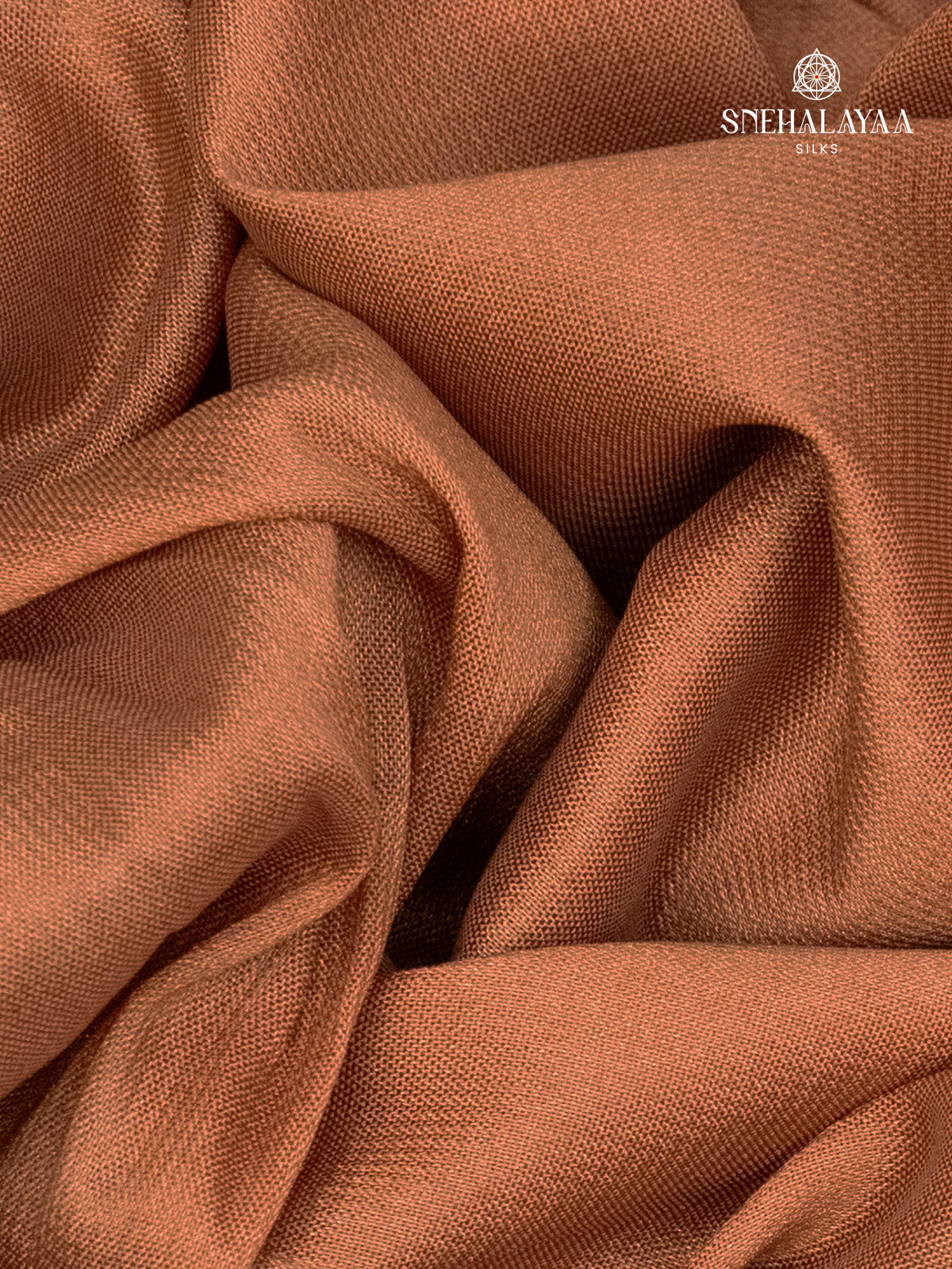 Brown Mysore Silk Saree