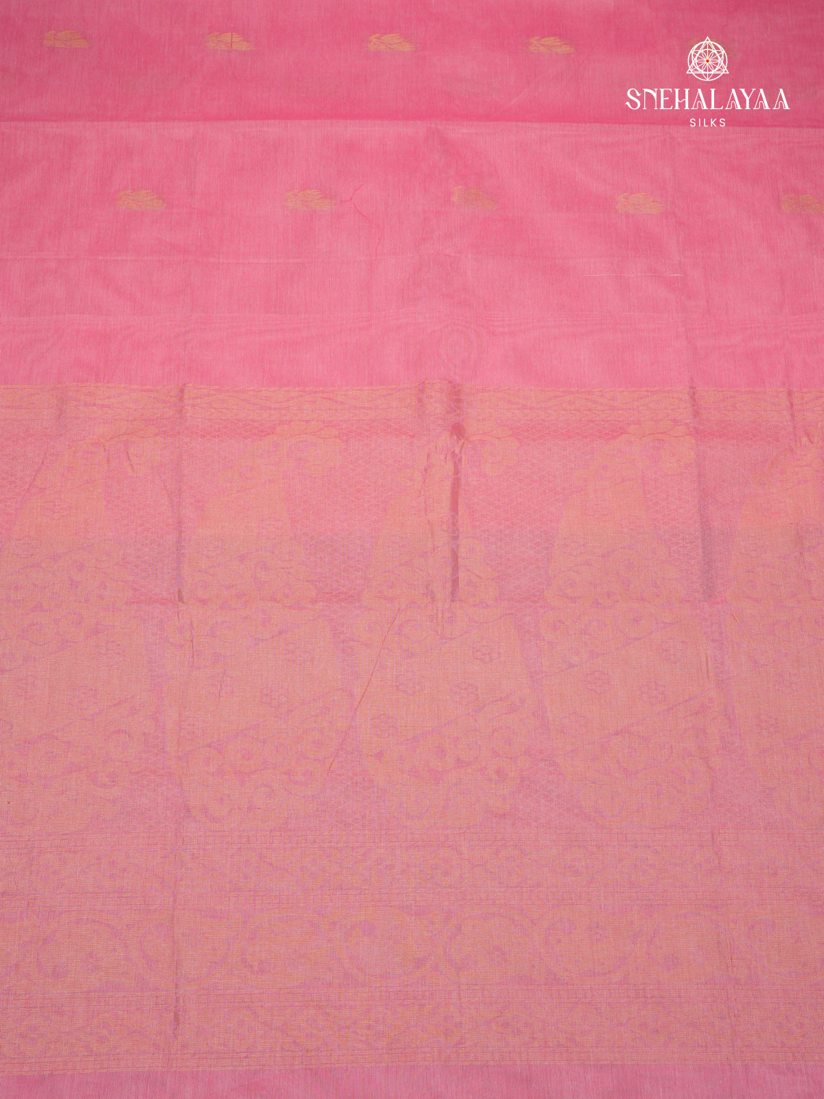 Pink Venkatagiri Cotton Saree