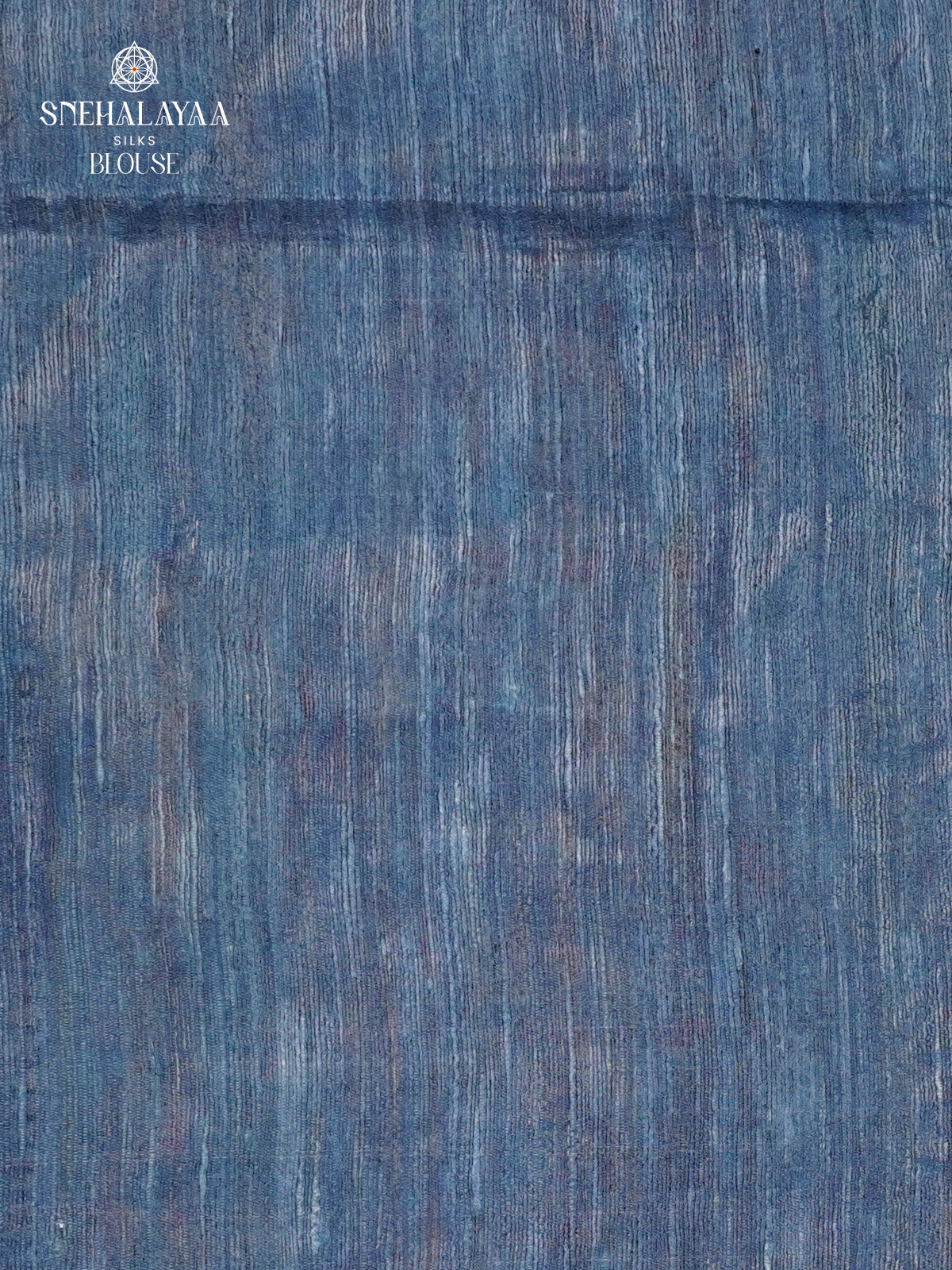 Blue Madhubani Printed Saree