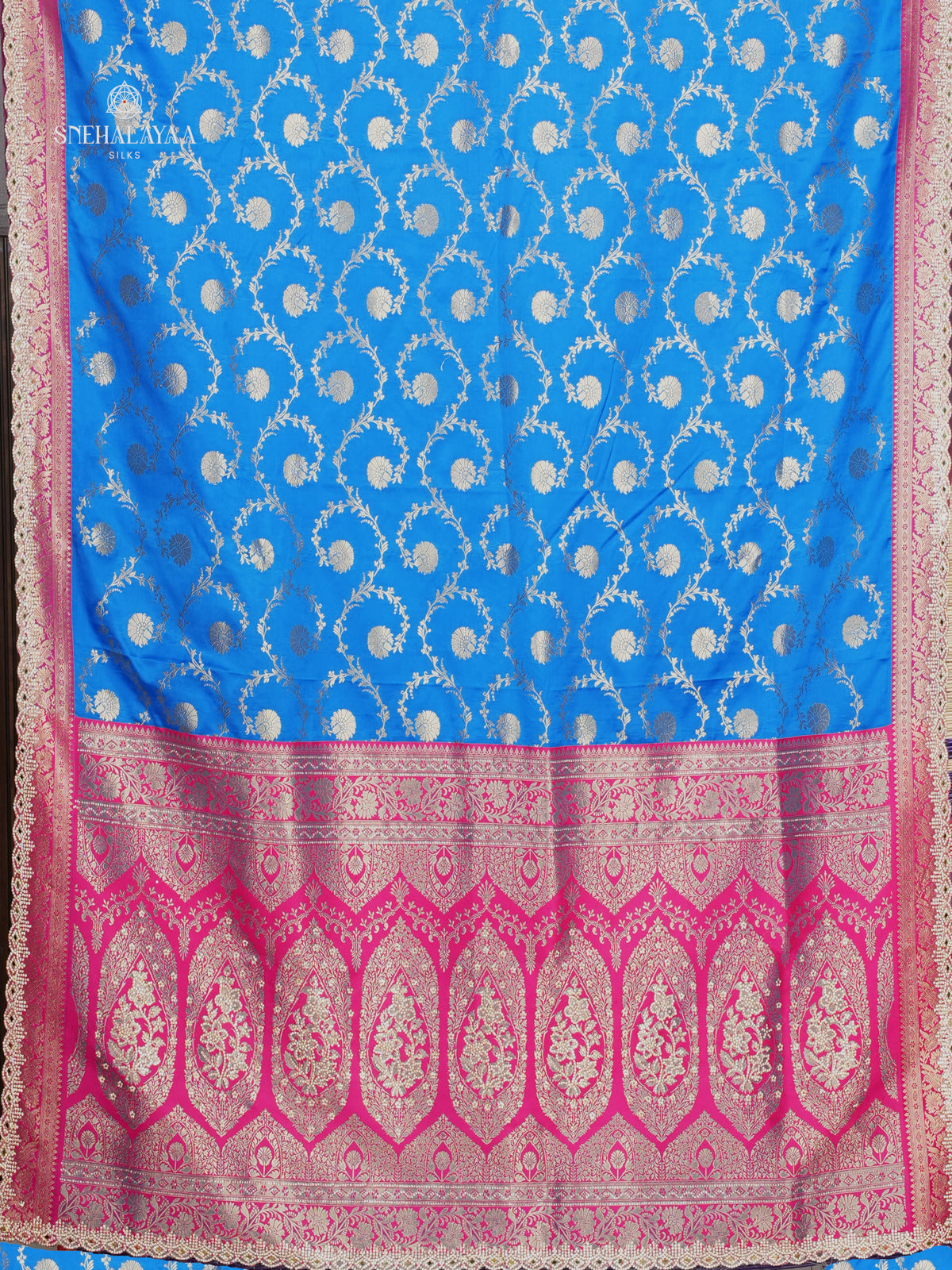 Blue Designer Saree