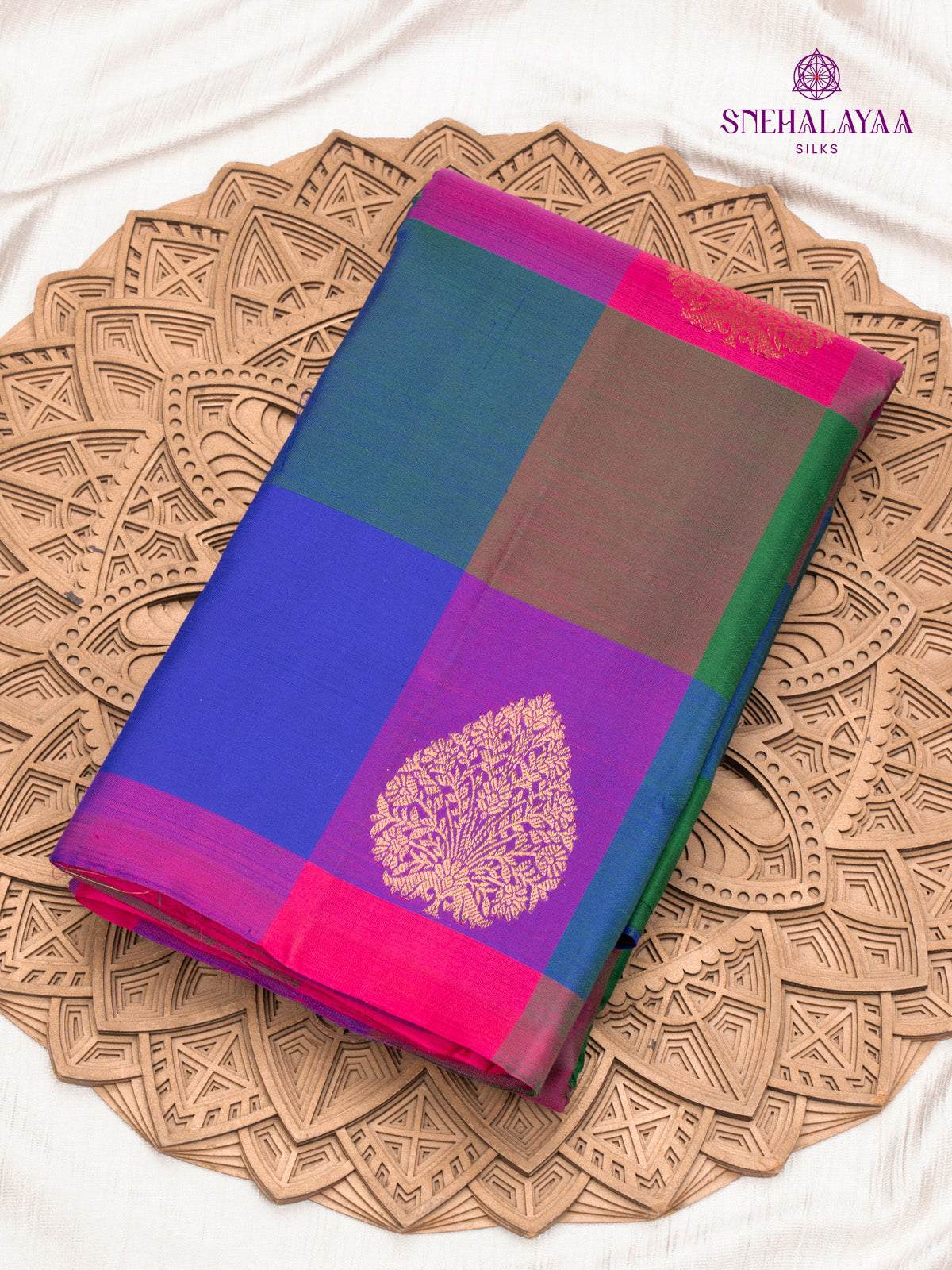 Multi Colour Kanjivaram Silk Saree