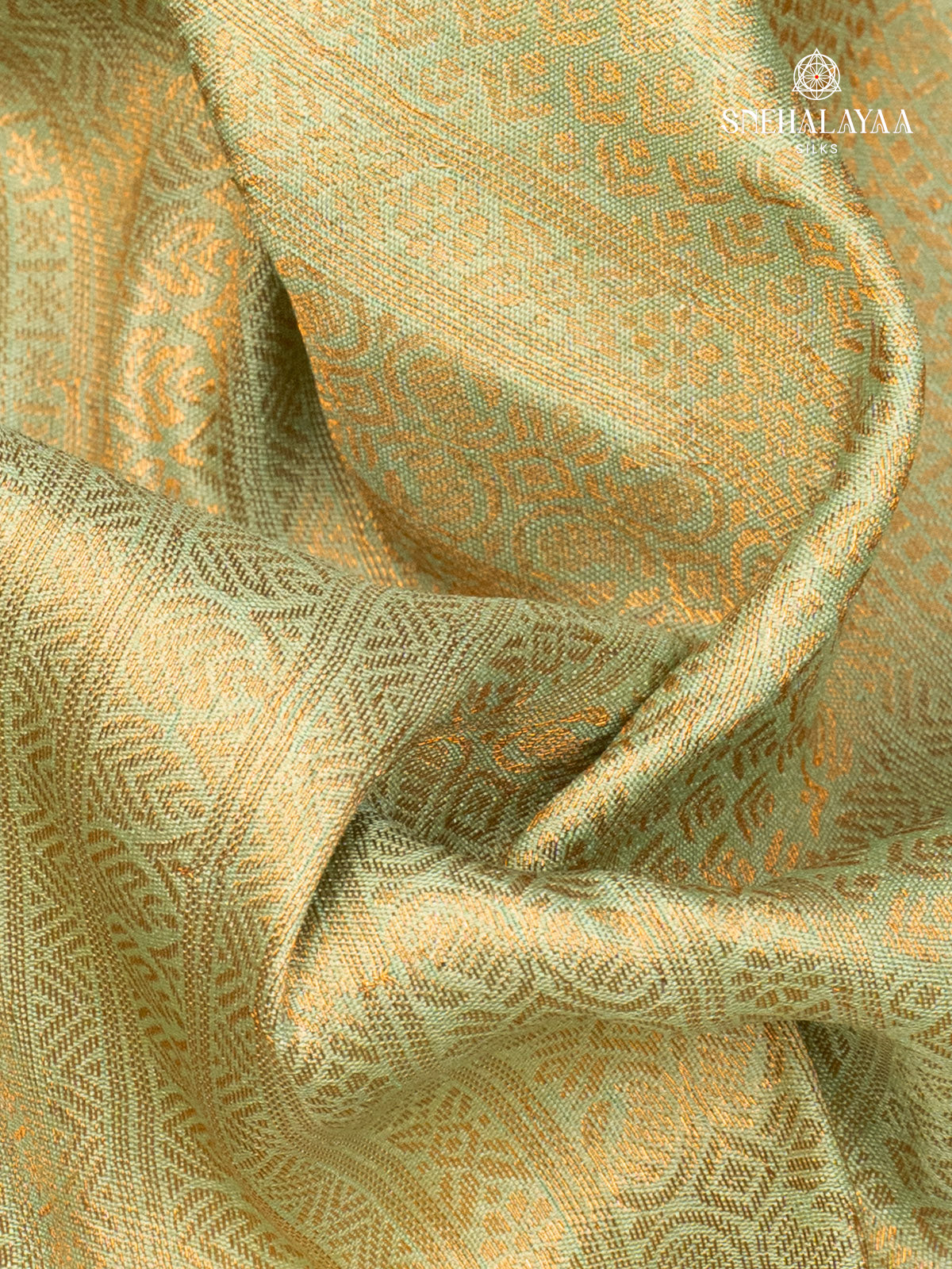 Pastel Green Soft Silk Saree