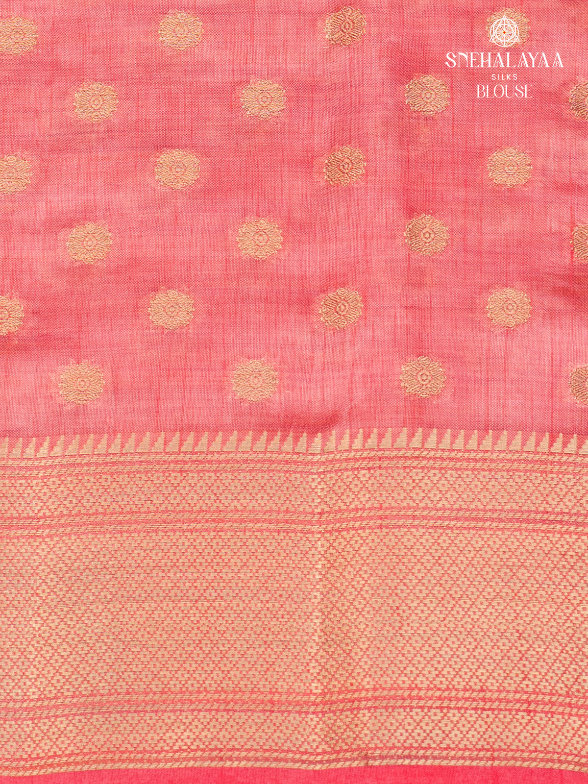 Pink Raw Silk Saree