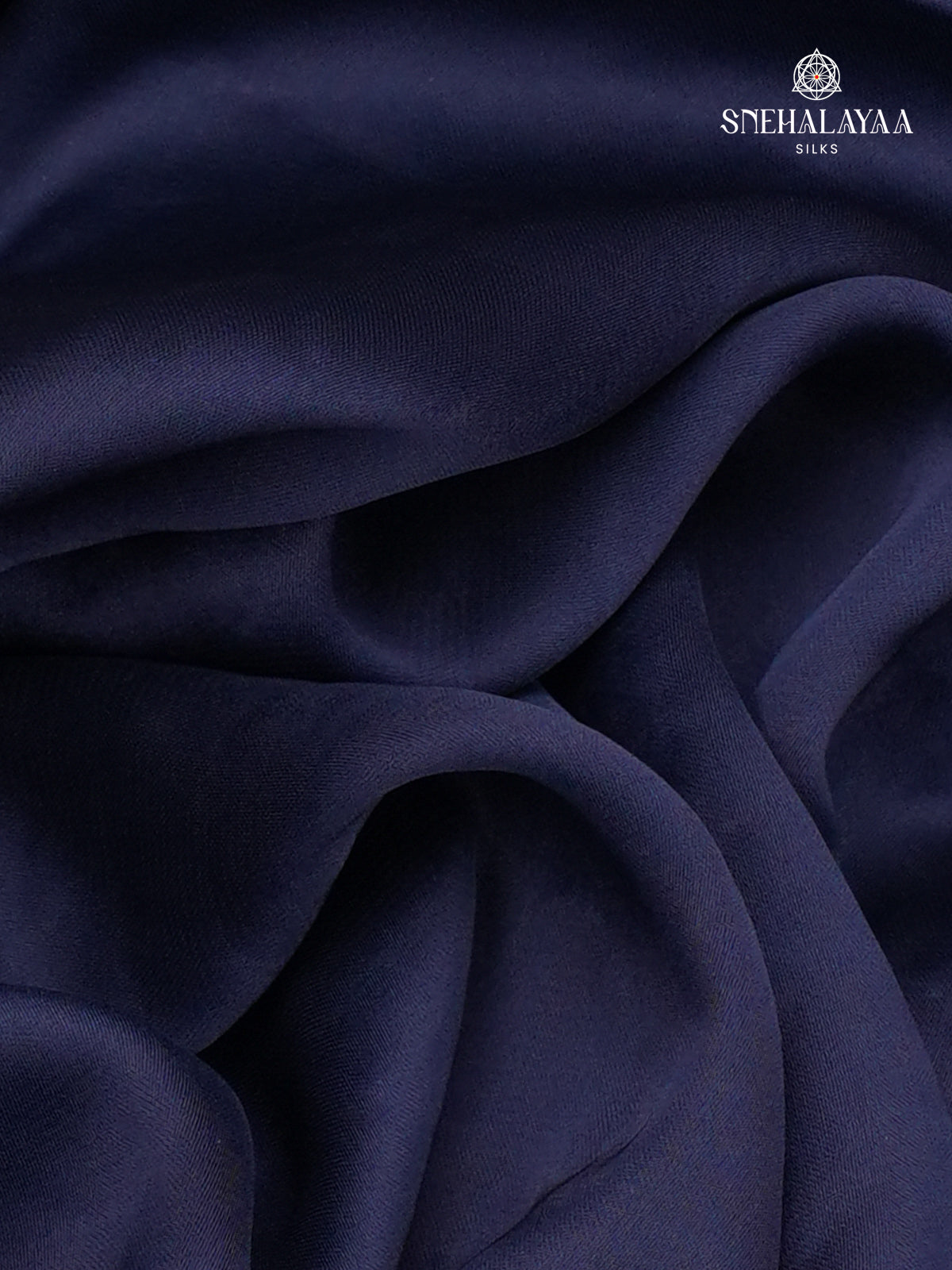 Navy Blue Designer Saree