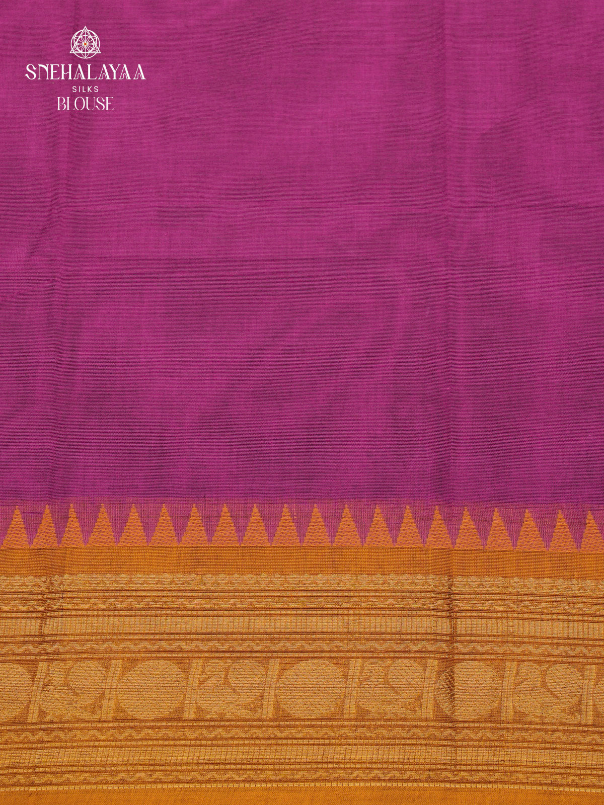 Plum Chettinad Cotton Saree